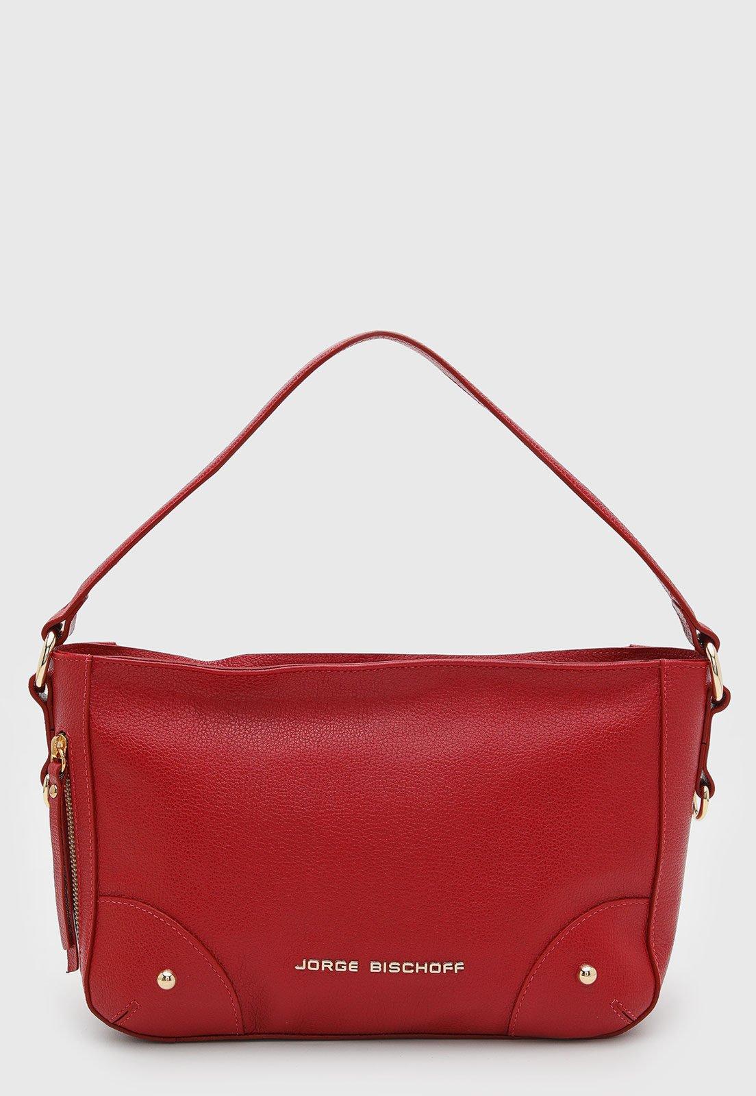 Bolsa Feminina Jorge Bischoff Grande Vermelha