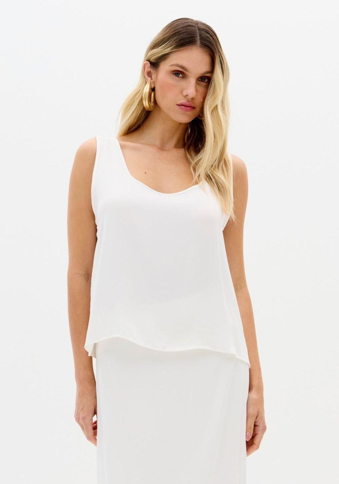 Blusa Regata Sem Mangas Lança Perfume