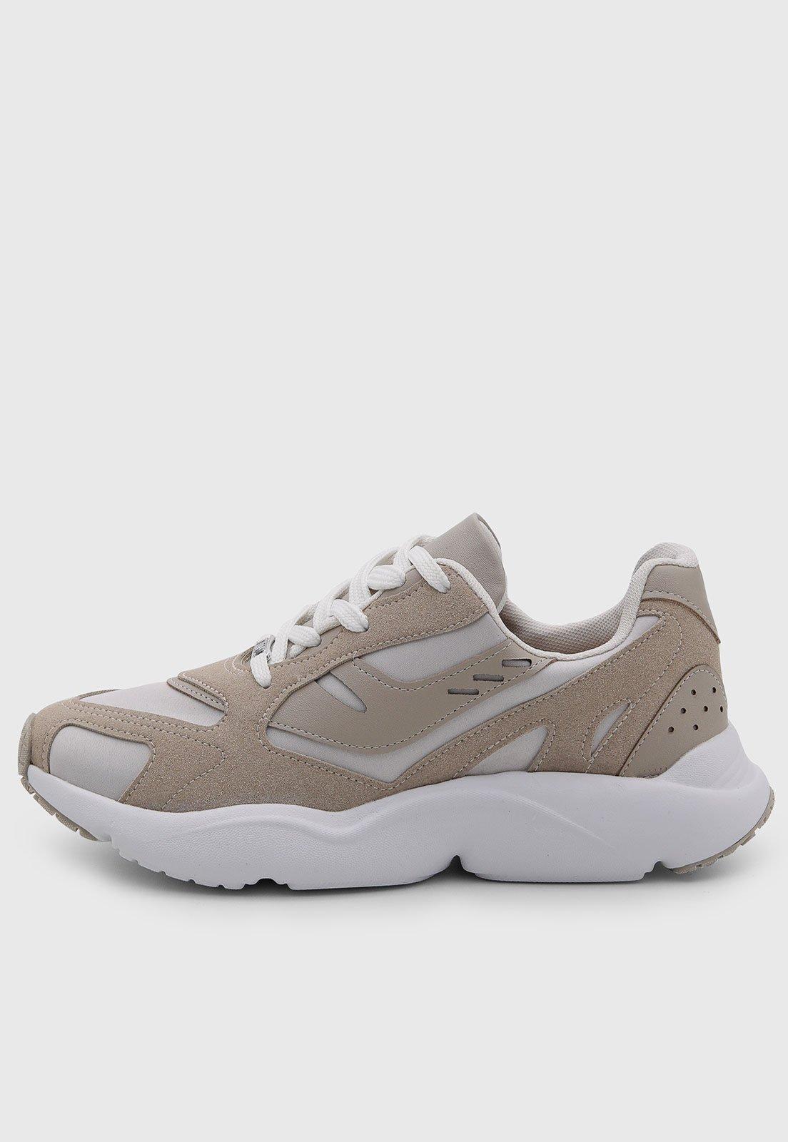 Tênis Feminino Vizzano Cano Baixo Bege