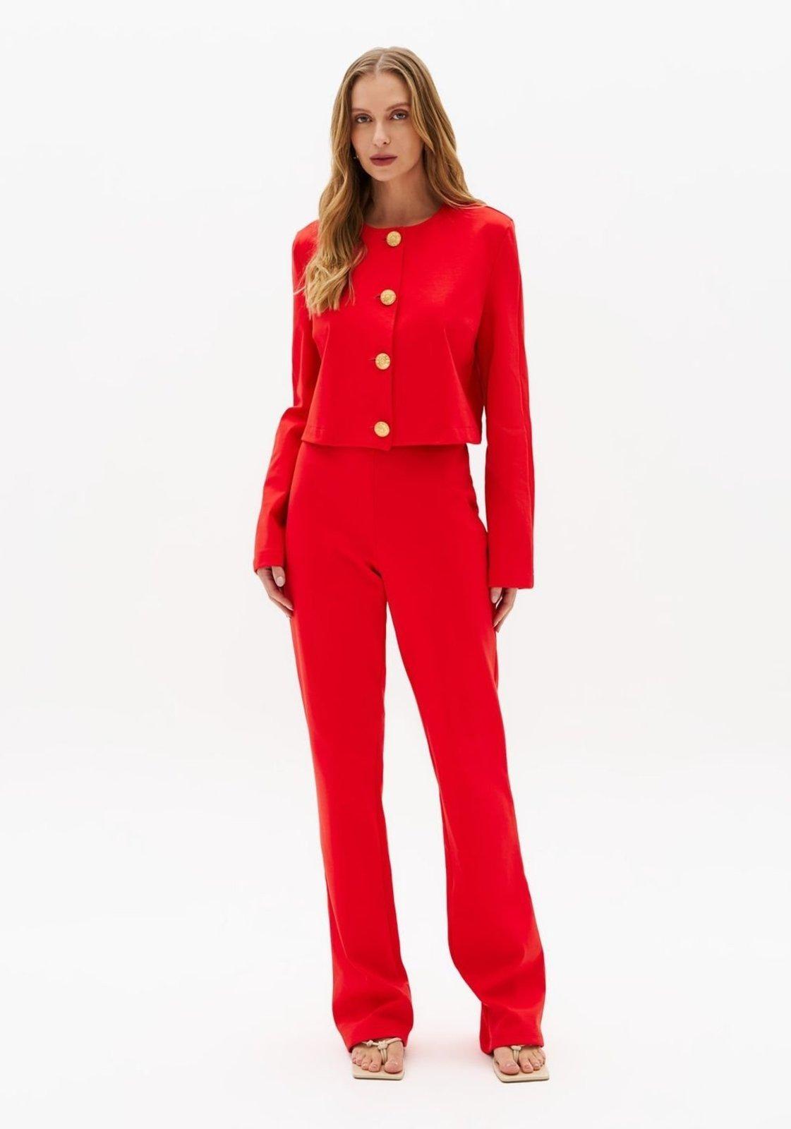 Calça Flare Cintura Alta Lança Perfume