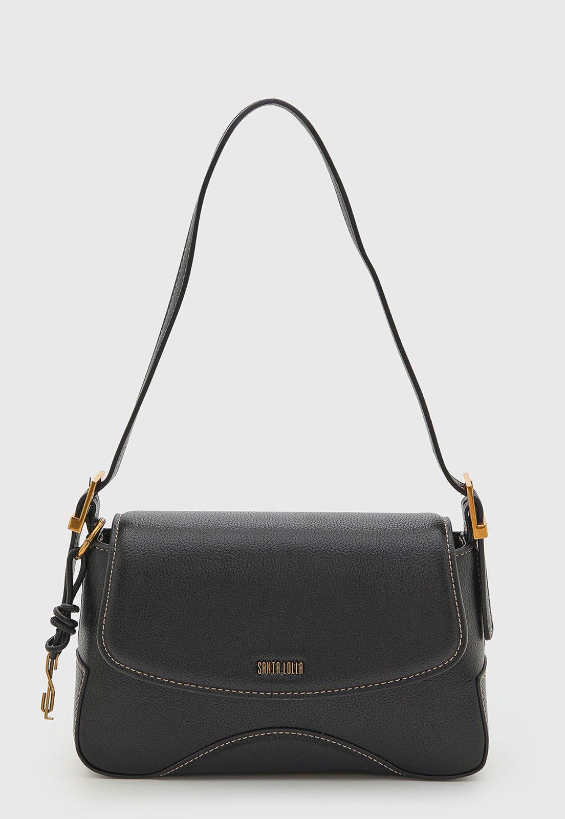 Bolsa Feminina Santa Lolla Retangular Preta