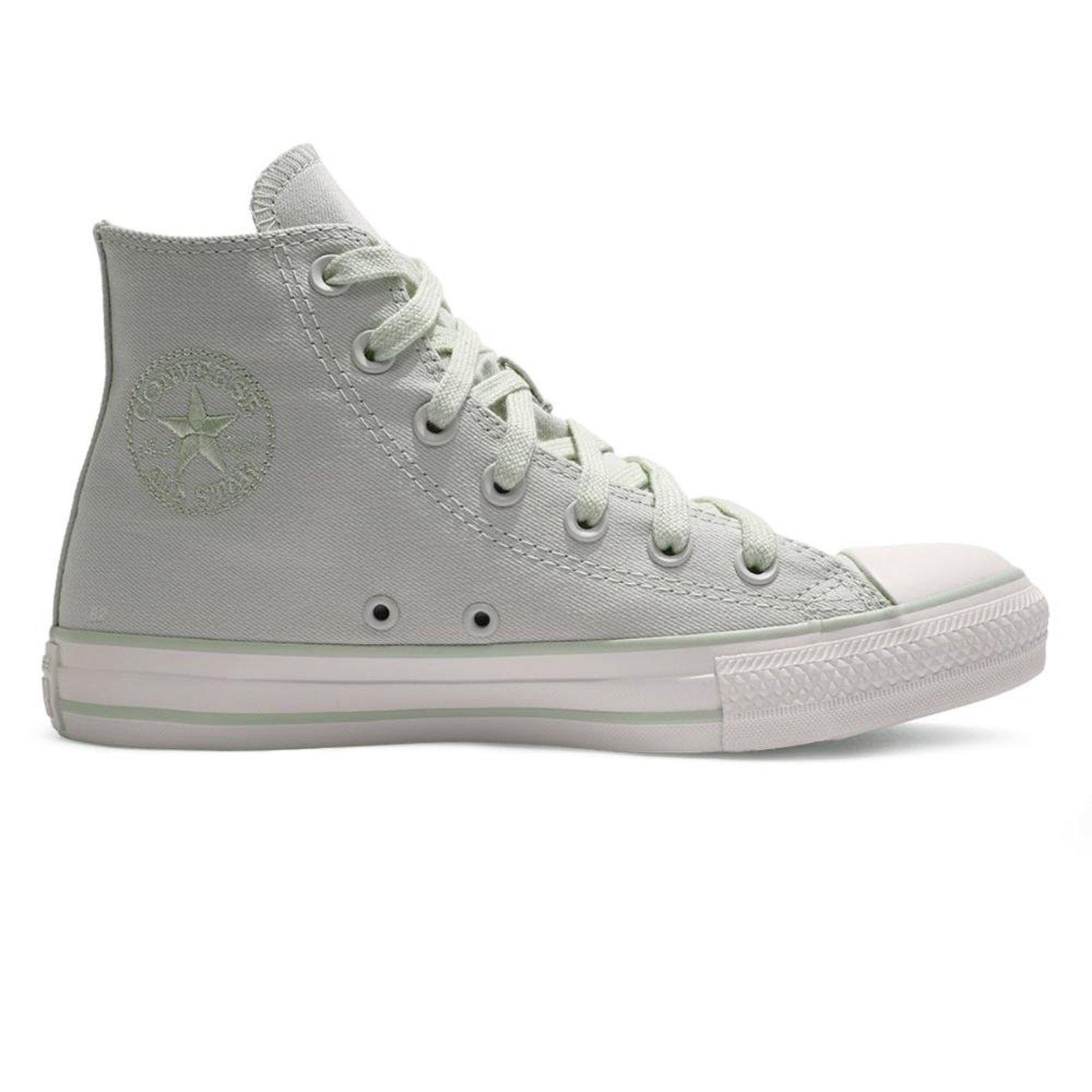 Tênis Converse All Star Chuck Taylor Peached Canvas Cano Alto Feminino Verde