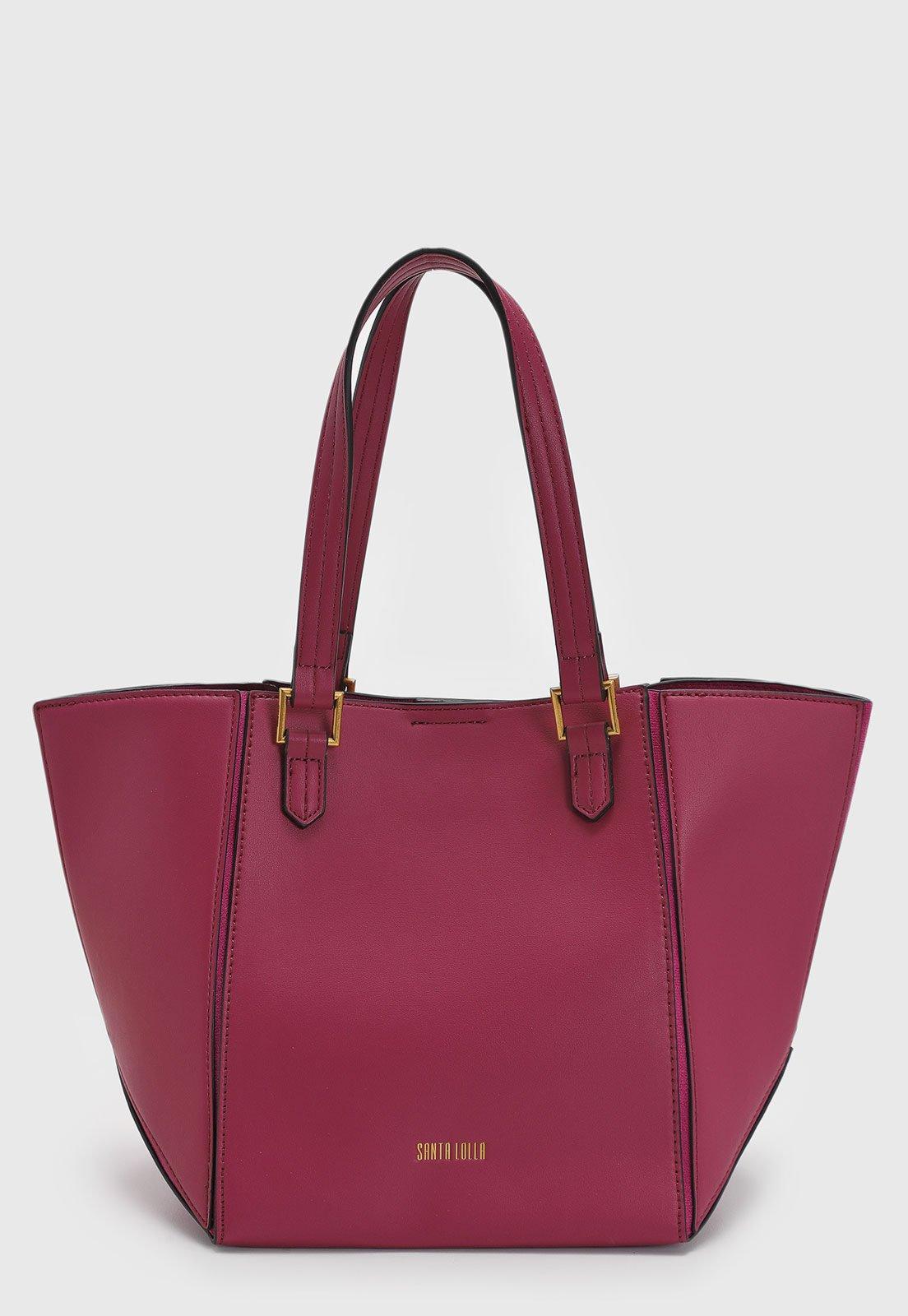 Bolsa Média Santa Lolla Alças Duplas Rosa