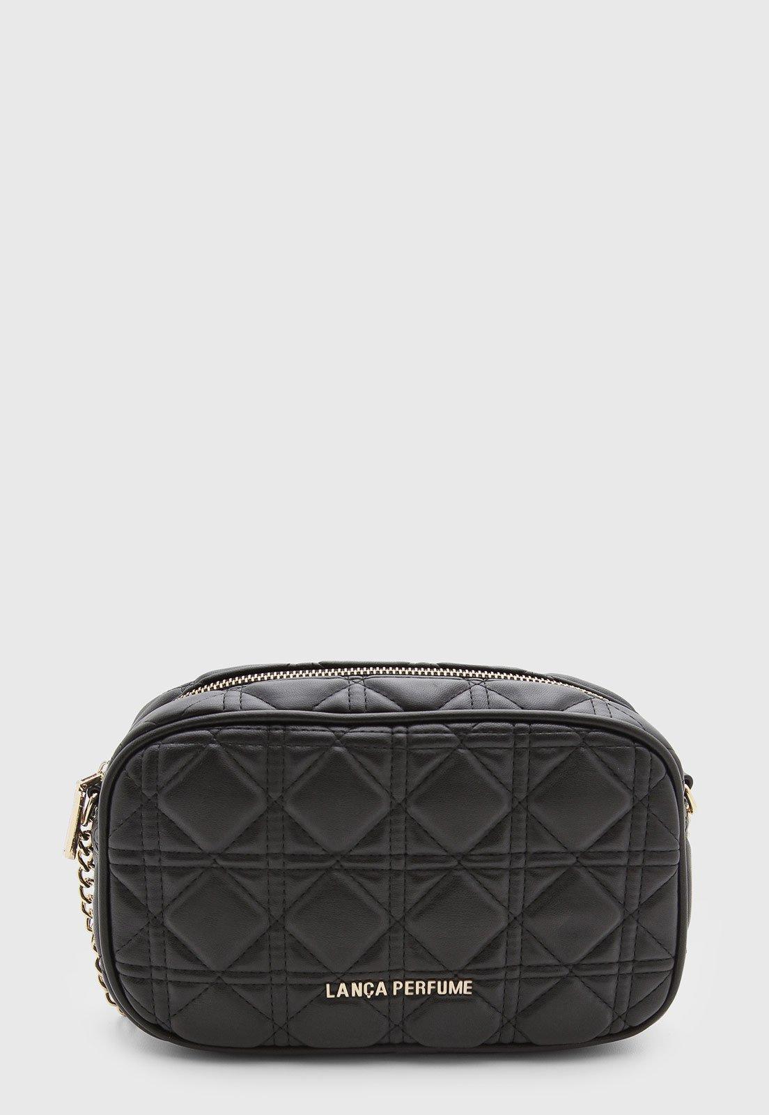 Bolsa Feminina Lança Perfume Matelassê Preta