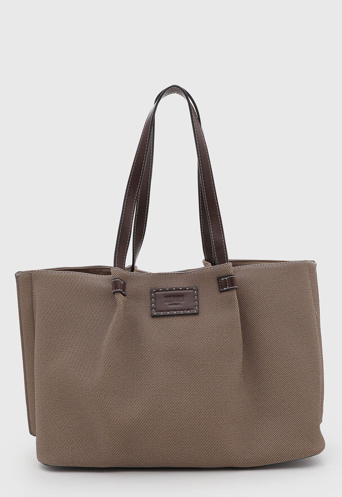 Bolsa Feminina Santa Lolla Grande Bege