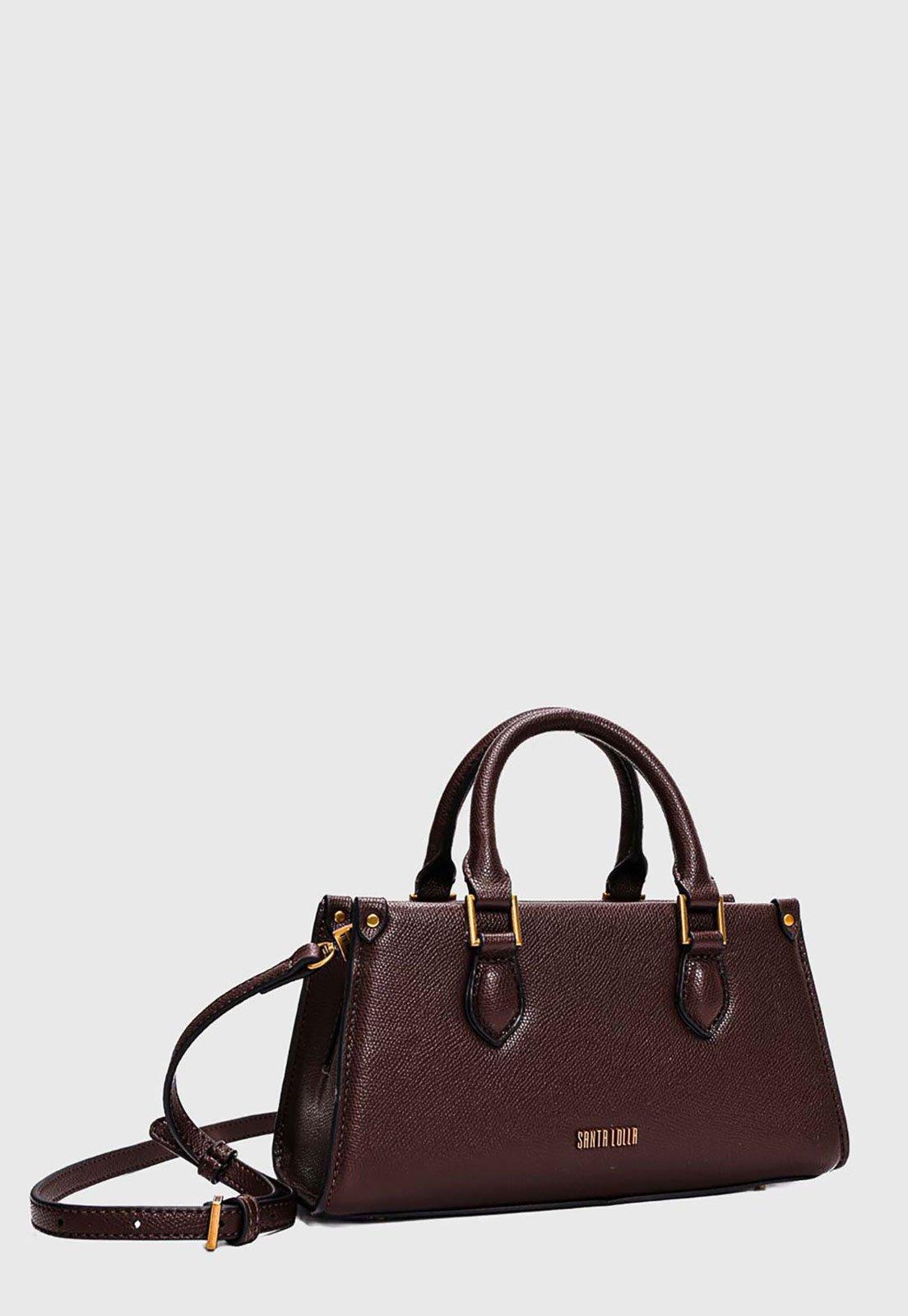Bolsa Feminina Santa Lolla Estruturada Chocolate