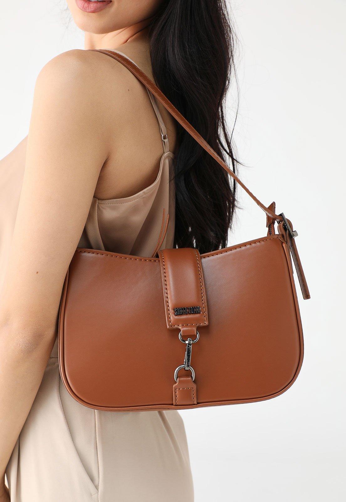 Bolsa Tiracolo Santa Lolla Fivela Caramelo