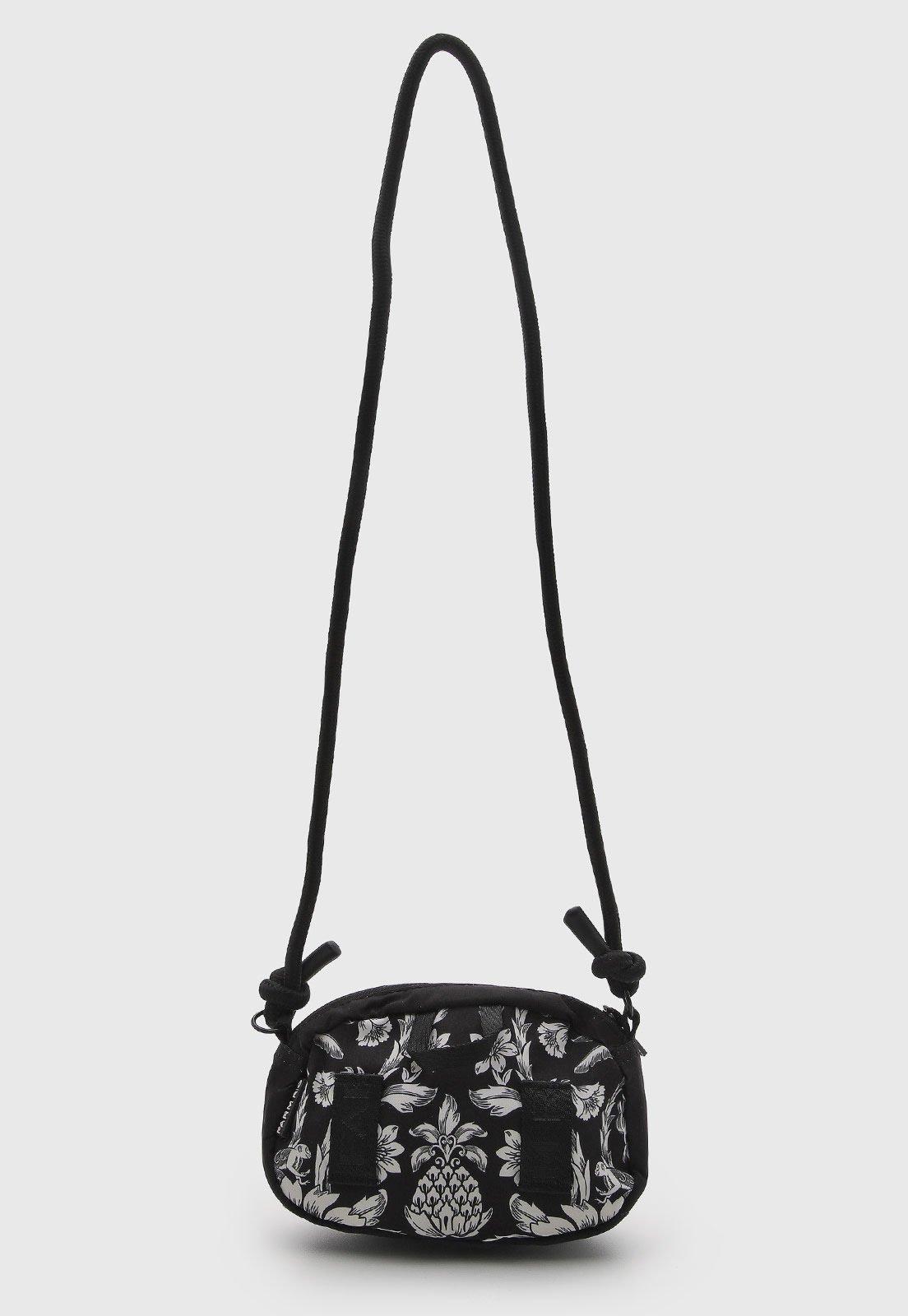 Bolsa Feminina FARM Chuchu Guanacaste Floral Preta
