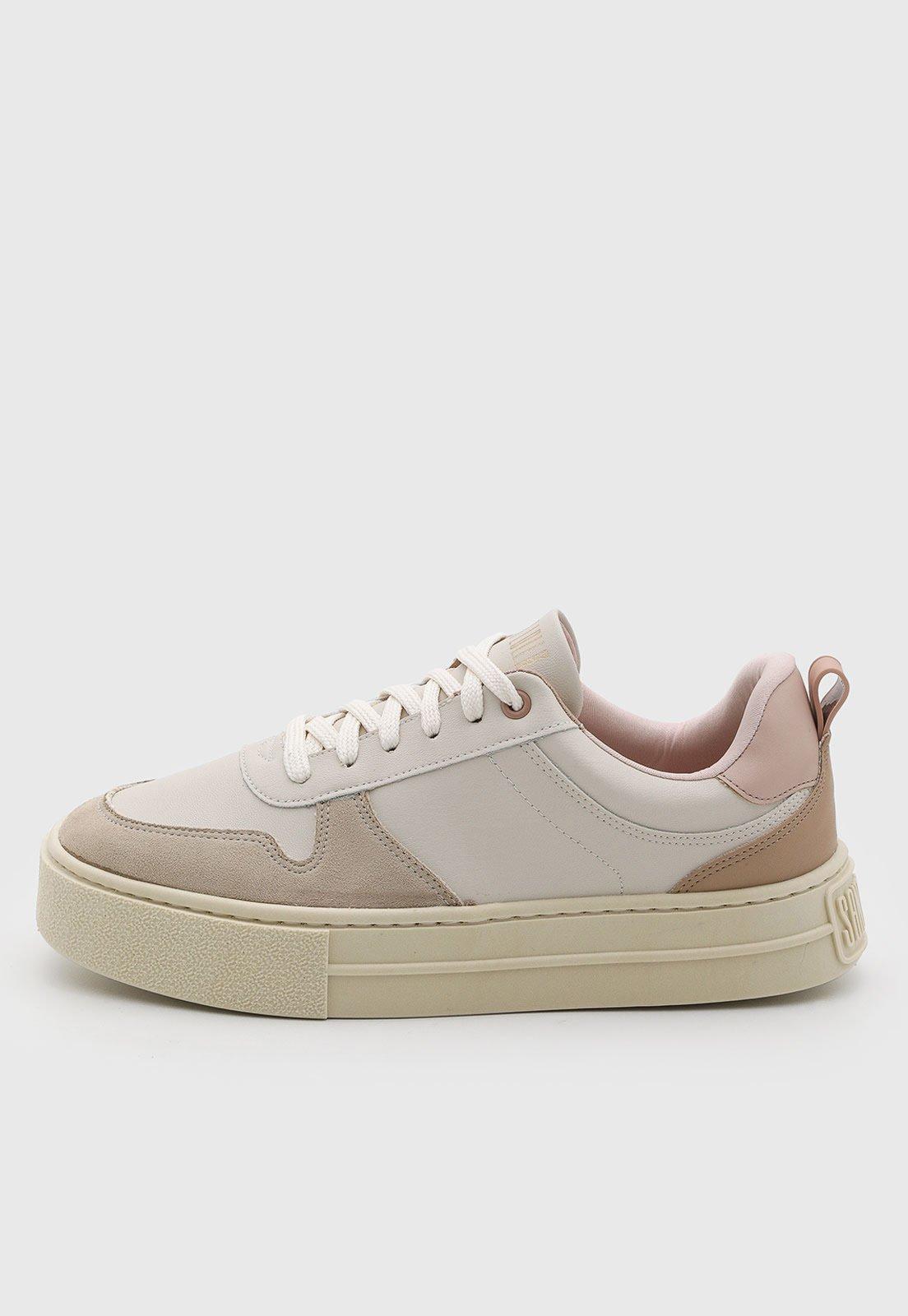 Tênis Feminino Santa Lolla Casual Off-White