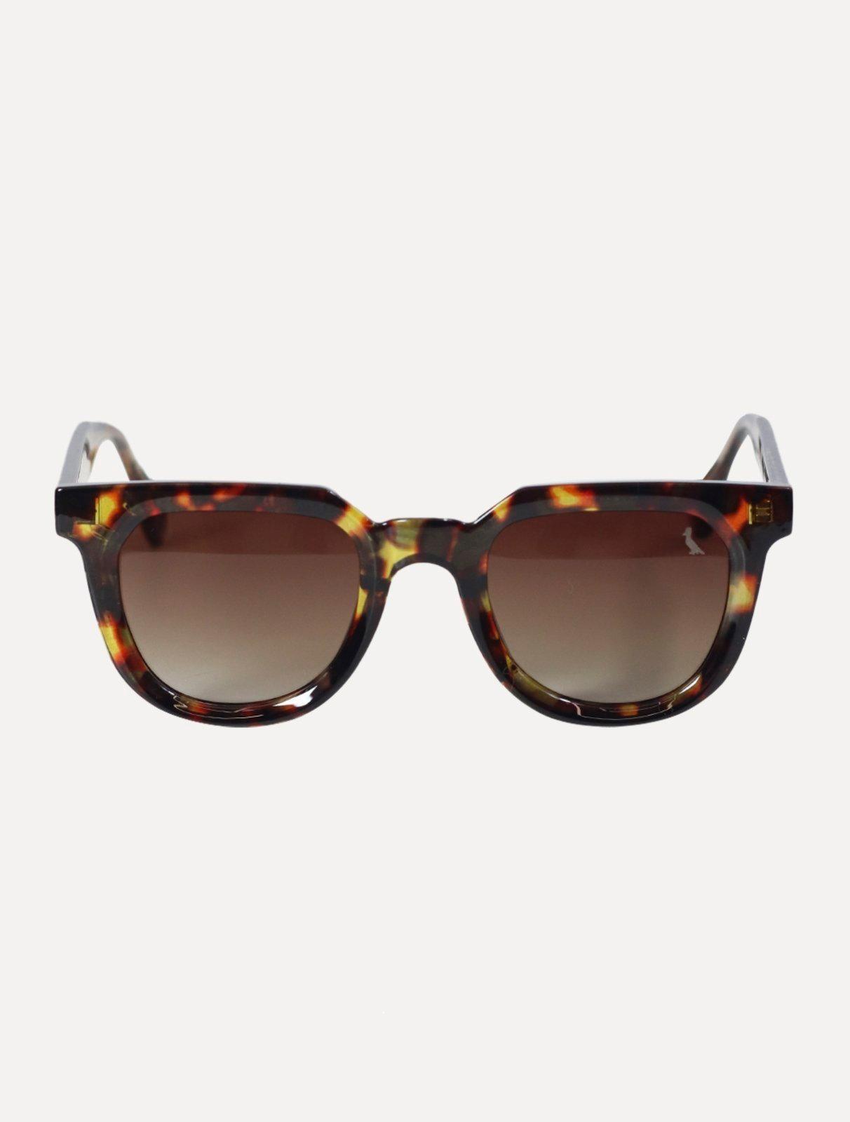 Óculos Reserva de Sol Masculino Round Plate Square Tortoise