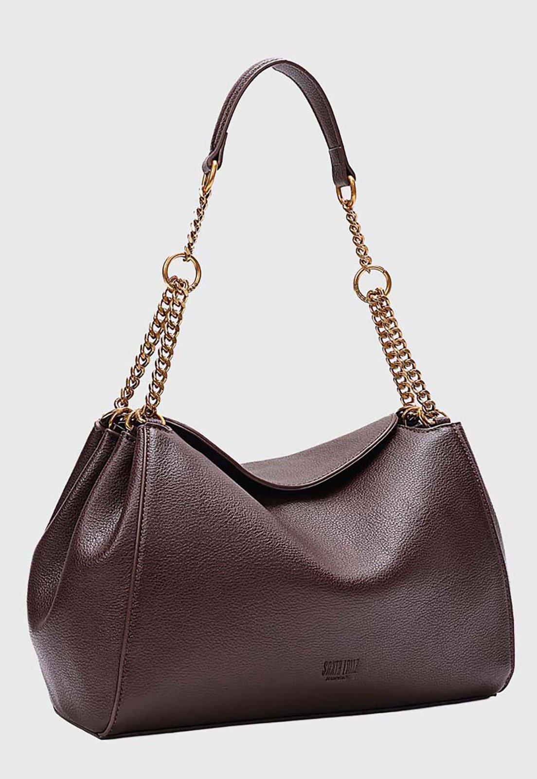 Bolsa Grande Santa Lolla Estruturada Marrom
