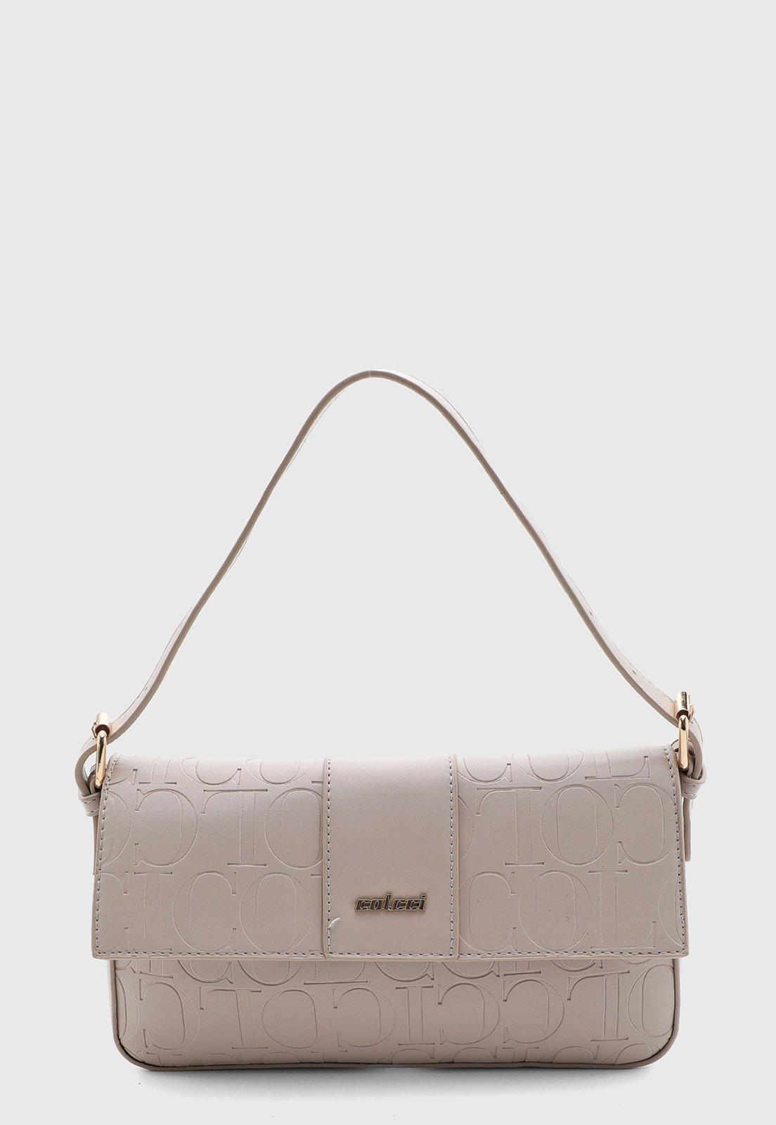Bolsa Feminina Colcci Design Retangular Bege