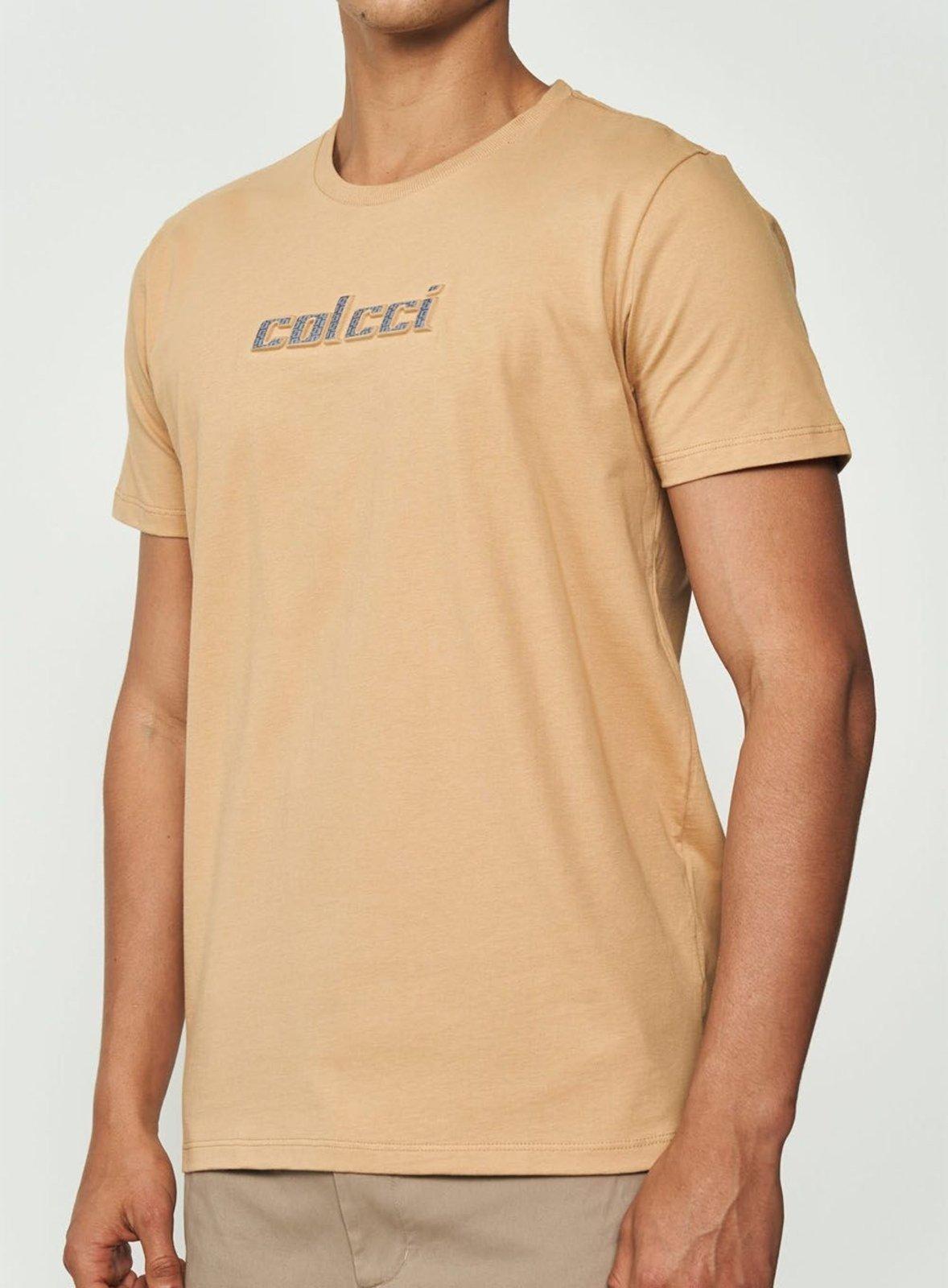 Camiseta Colcci Slim Azul
