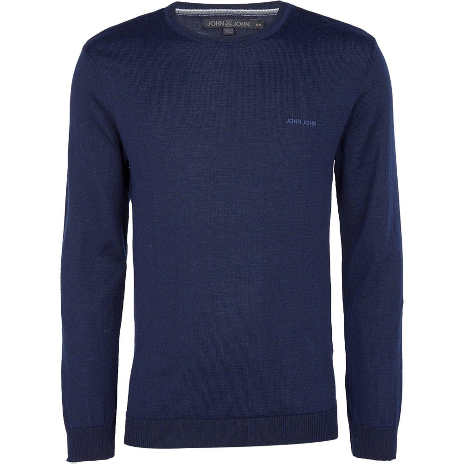 Suéter Tricot John John New Basic In24 Marinho Masculino