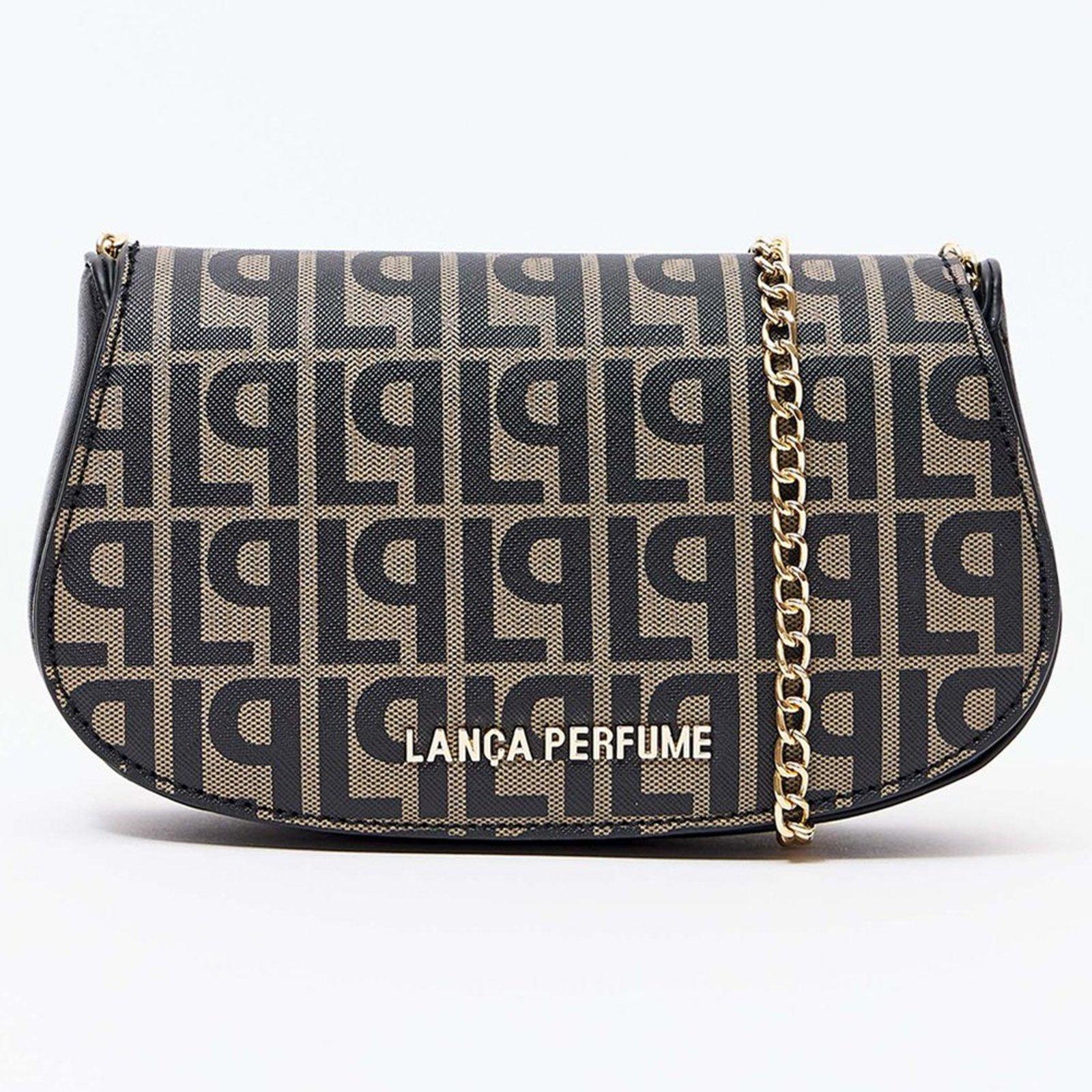 Bolsa Crossbody Lança Perfume Monograma Pr27 Preto Feminino