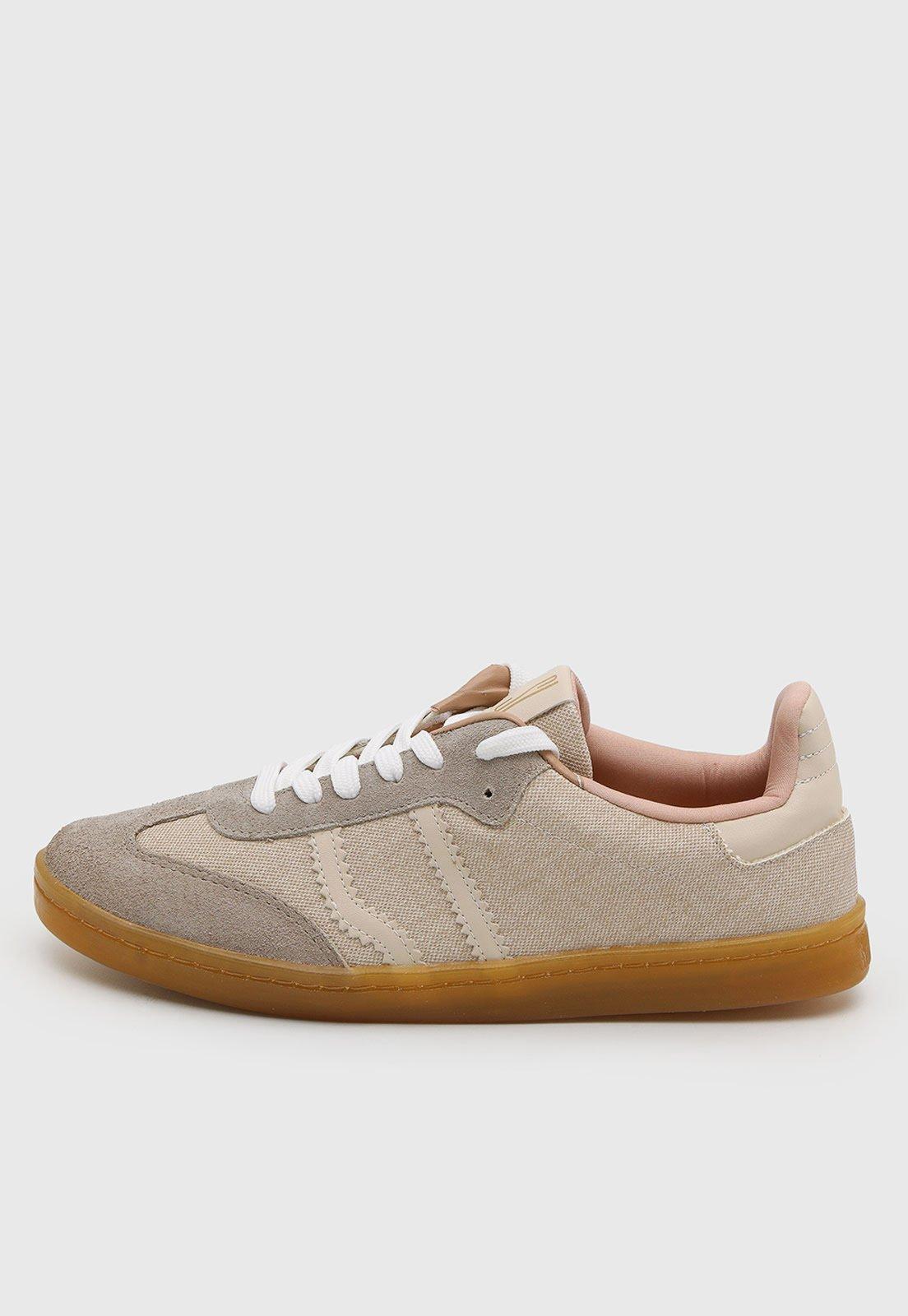 Tênis Feminino Santa Lolla Cano Baixo Bege