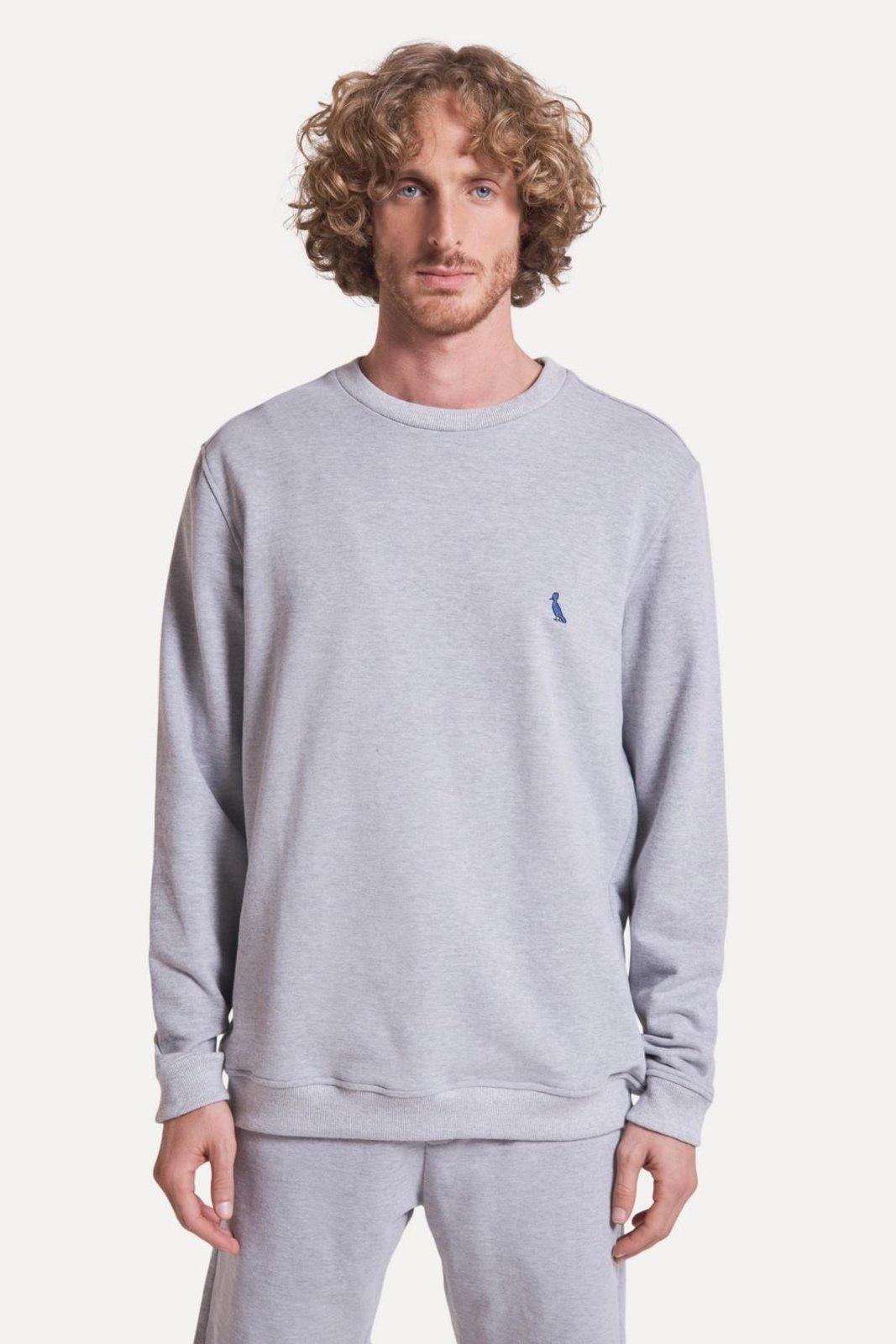 Sueter Moletom Londres Reserva Cinza