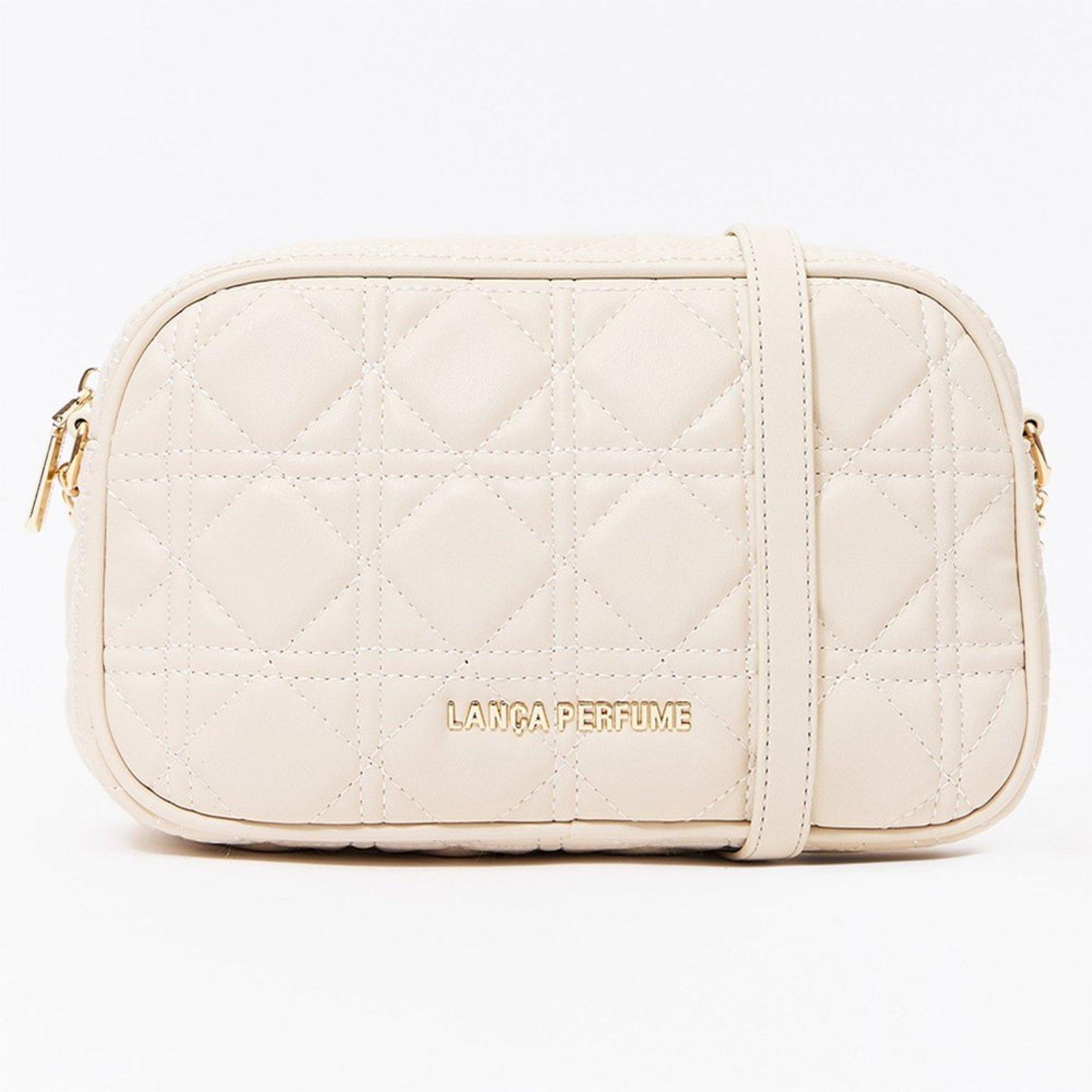 Bolsa Crossbody Lança Perfume Matelasse Pr27 Bege Feminino