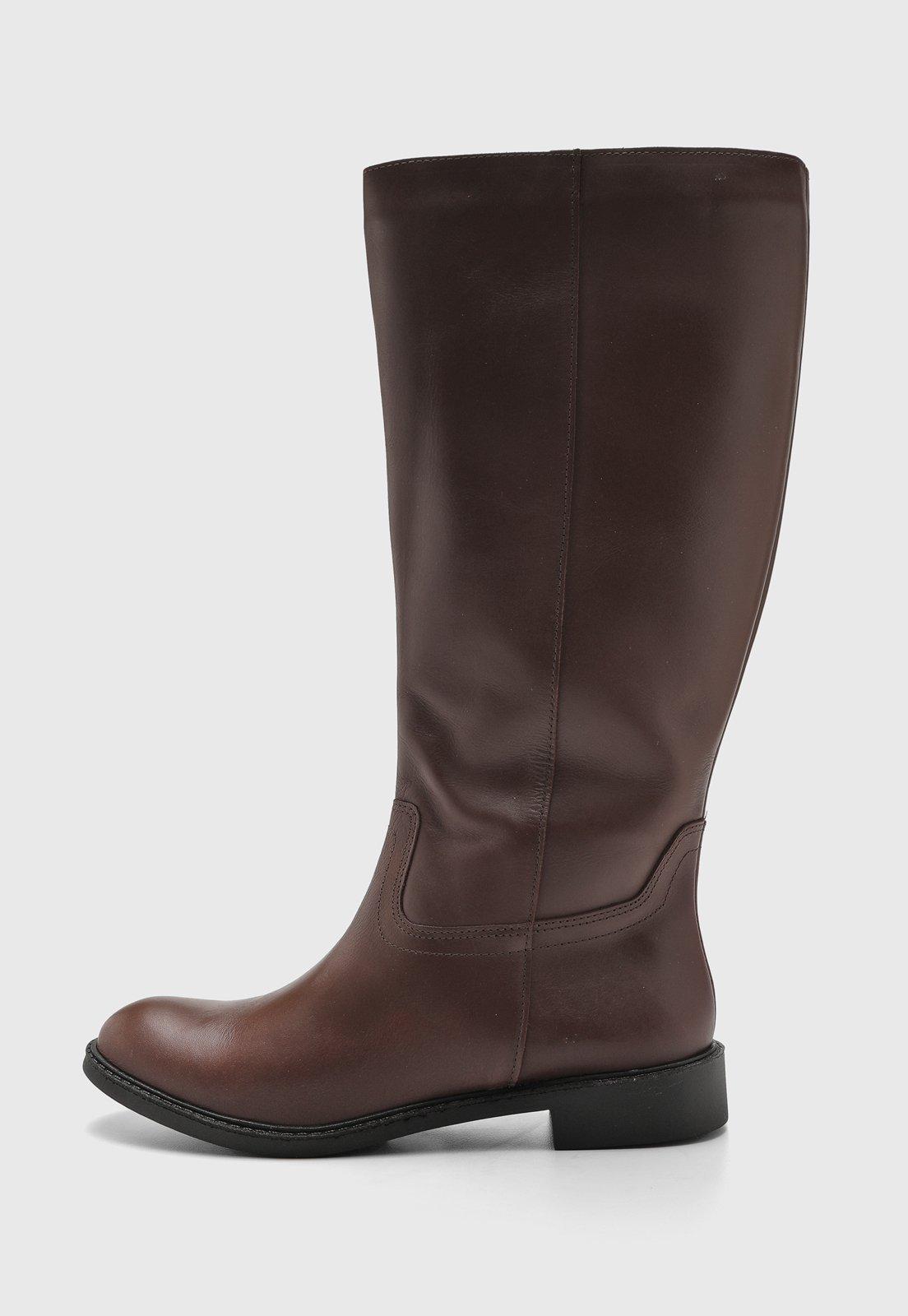 Bota Feminina Santa Lolla Cano Alto Marrom
