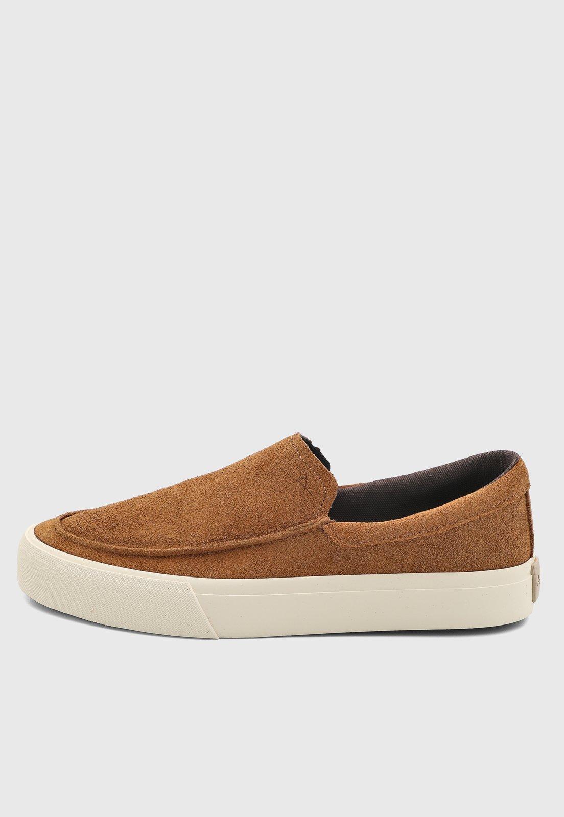 Tênis Masculino Aramis Easy Drive Couro Caramelo
