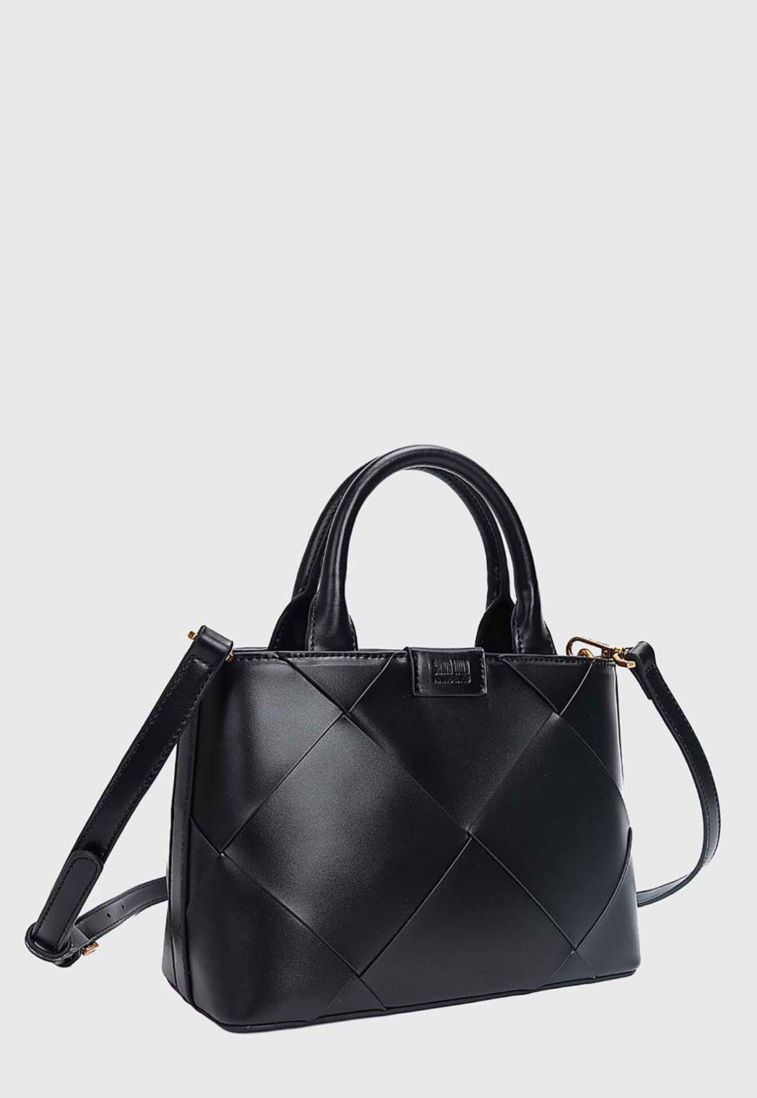 Bolsa Feminina Santa Lolla Trançada Preta