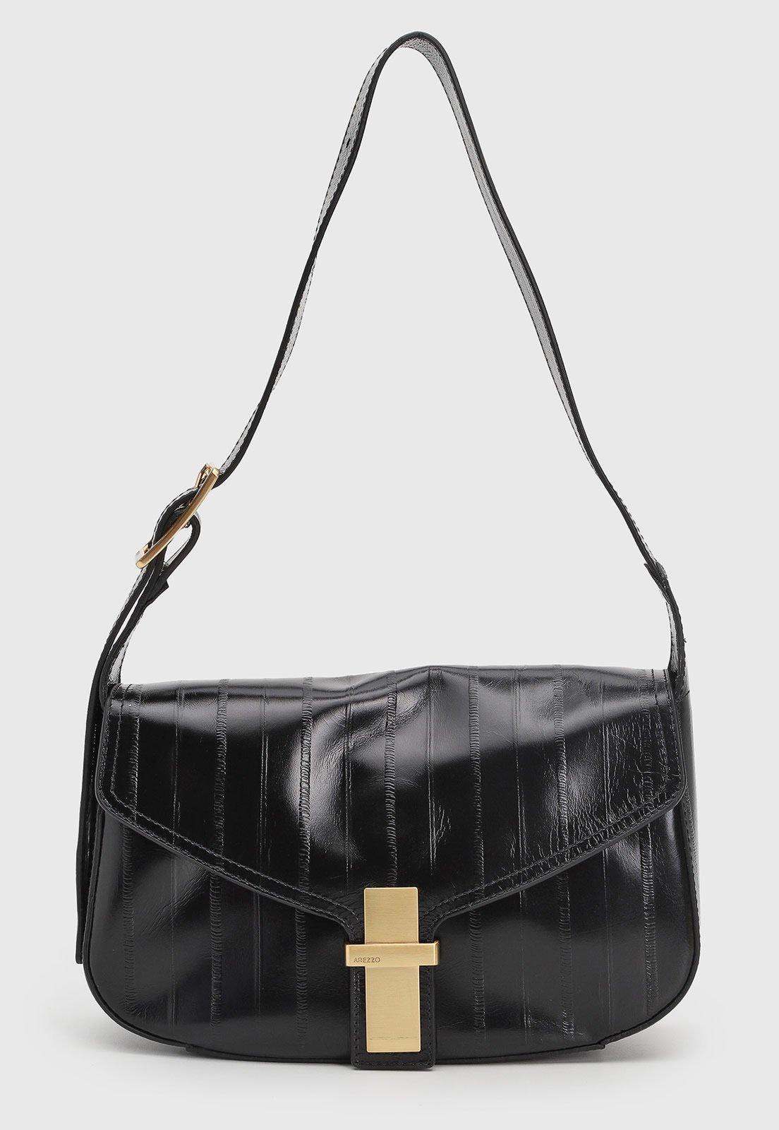Bolsa Feminina Arezzo Couro Preta