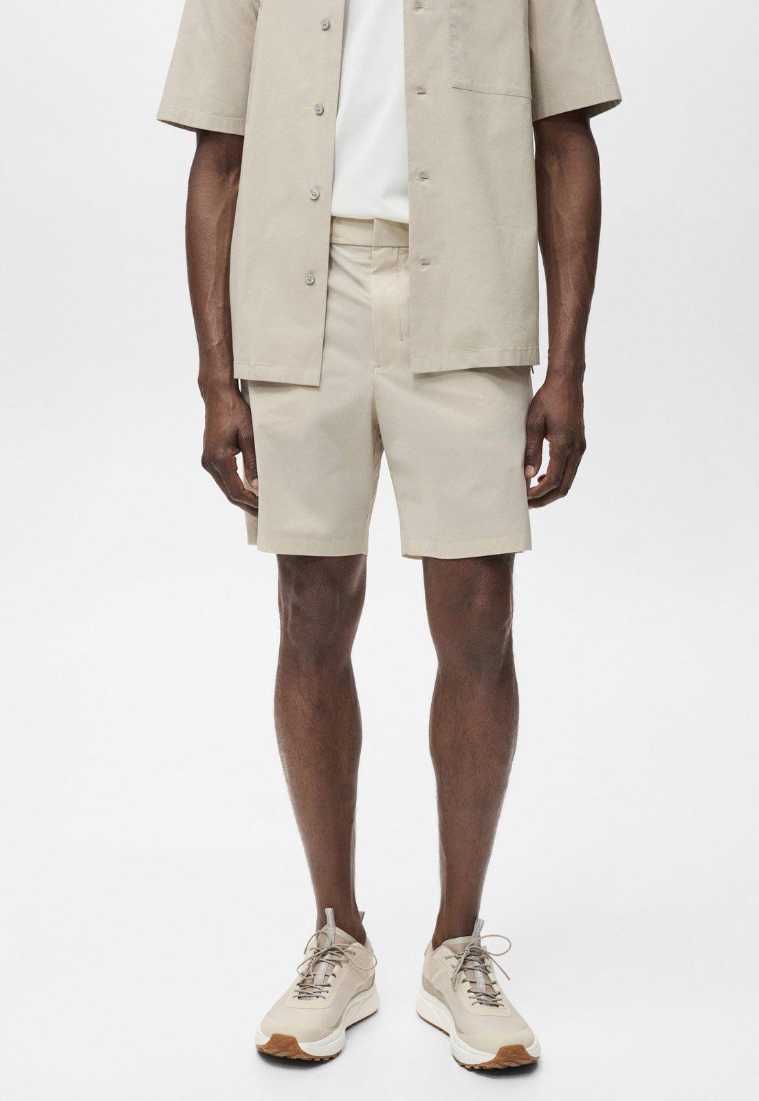 Bermuda Masculina Mango Lunars Bege