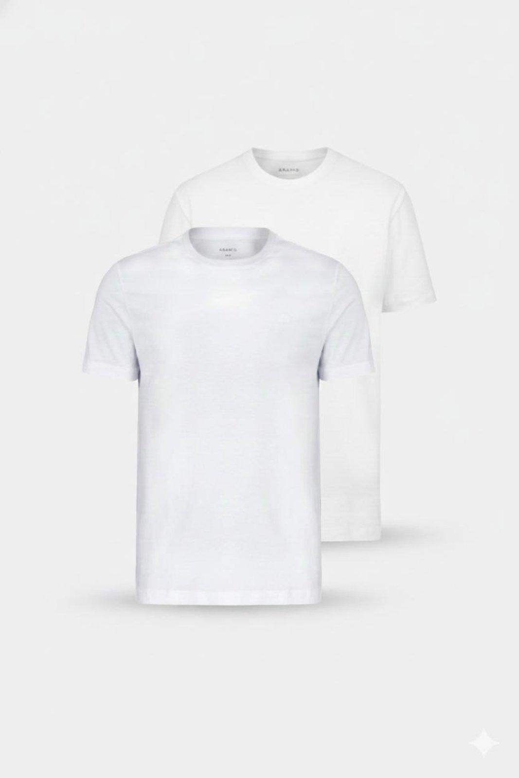 Kit 2 Camiseta Aramis Manga Curta New Basic Branco