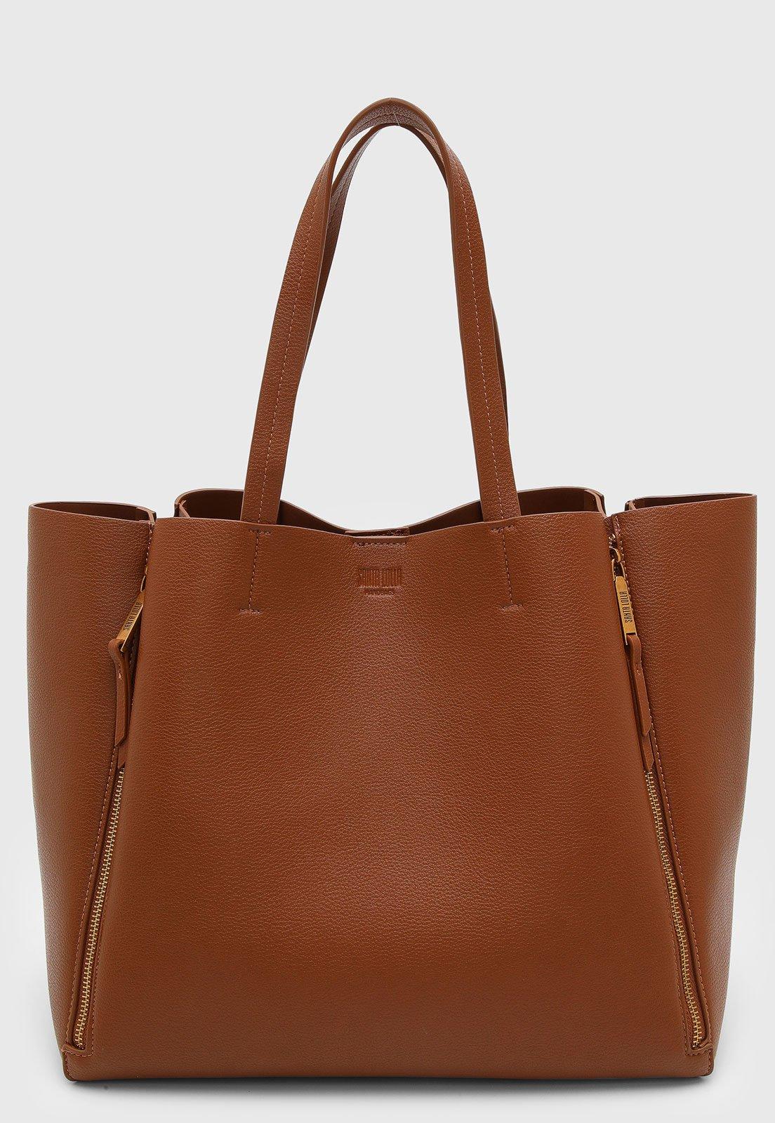 Bolsa Feminina Santa Lolla Grande Marrom