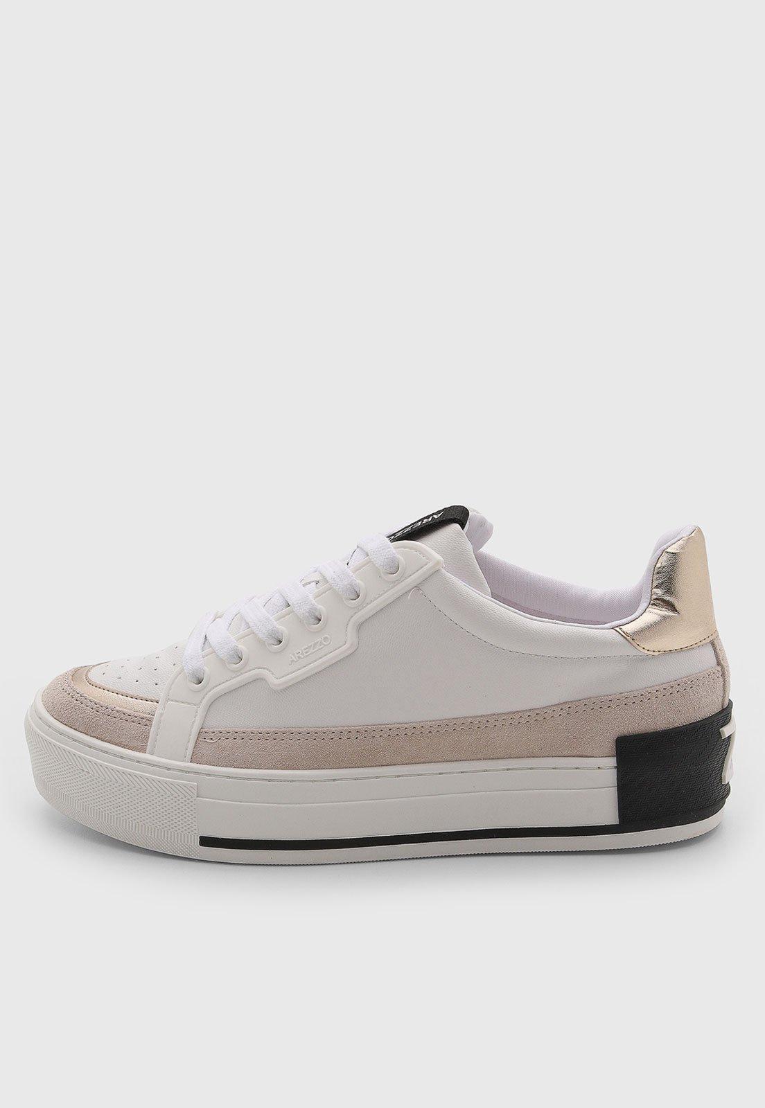 Tênis Feminino Arezzo Plataforma Branco