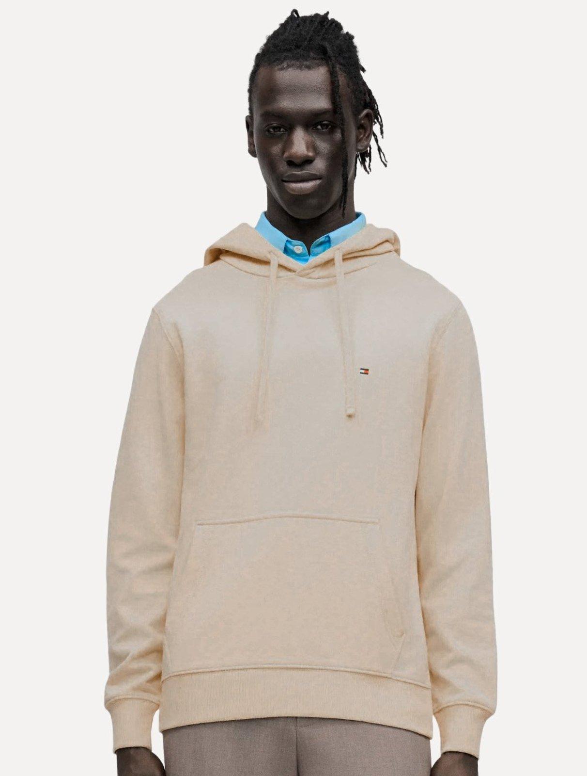 Moletom Tommy Hilfiger Masculino Essential Terry Hoody Cáqui Médio