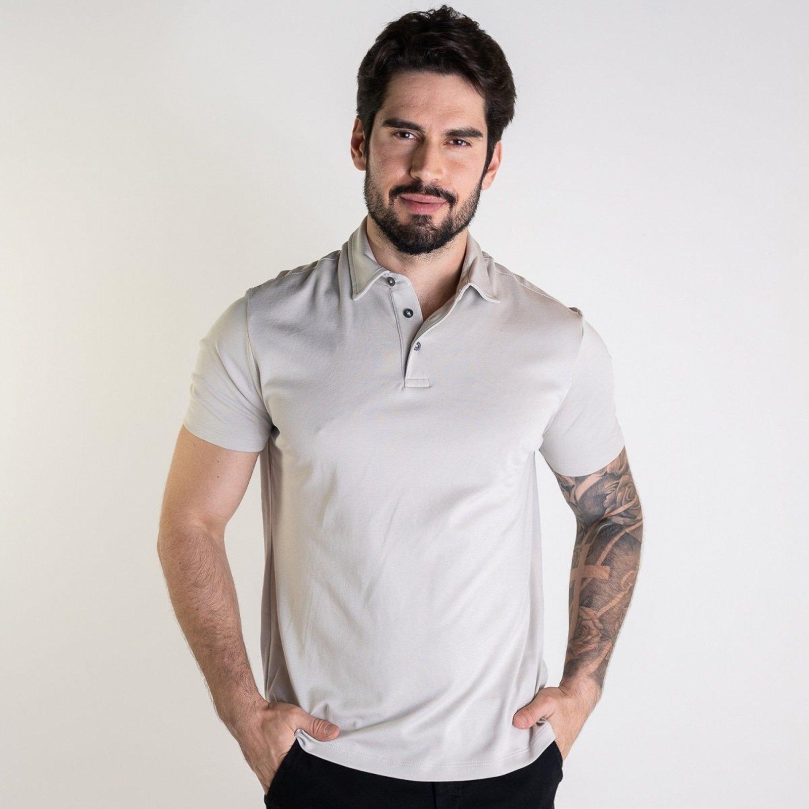 Camisa Polo Pima Premium Oficina Reserva Areia