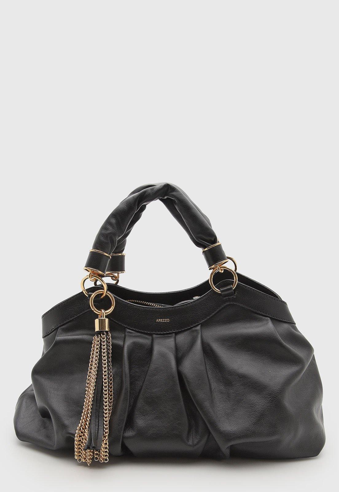 Bolsa Feminina Arezzo Couro Preta