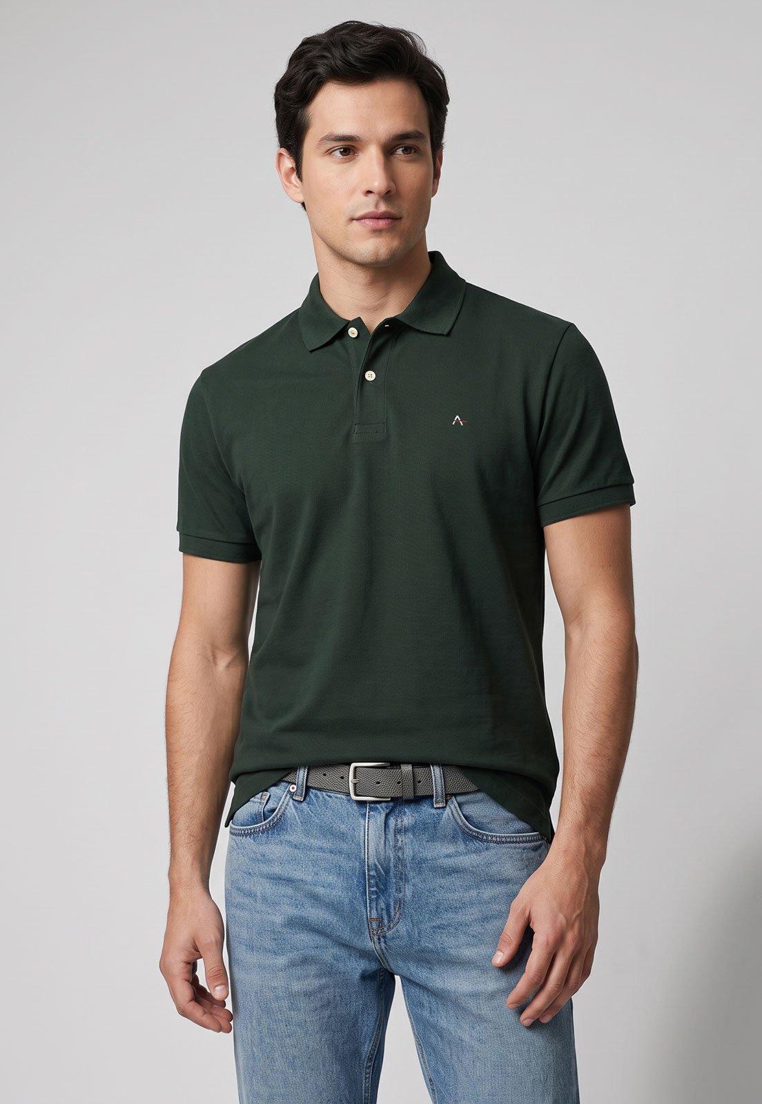 Polo Masculina Aramis Clássica Verde