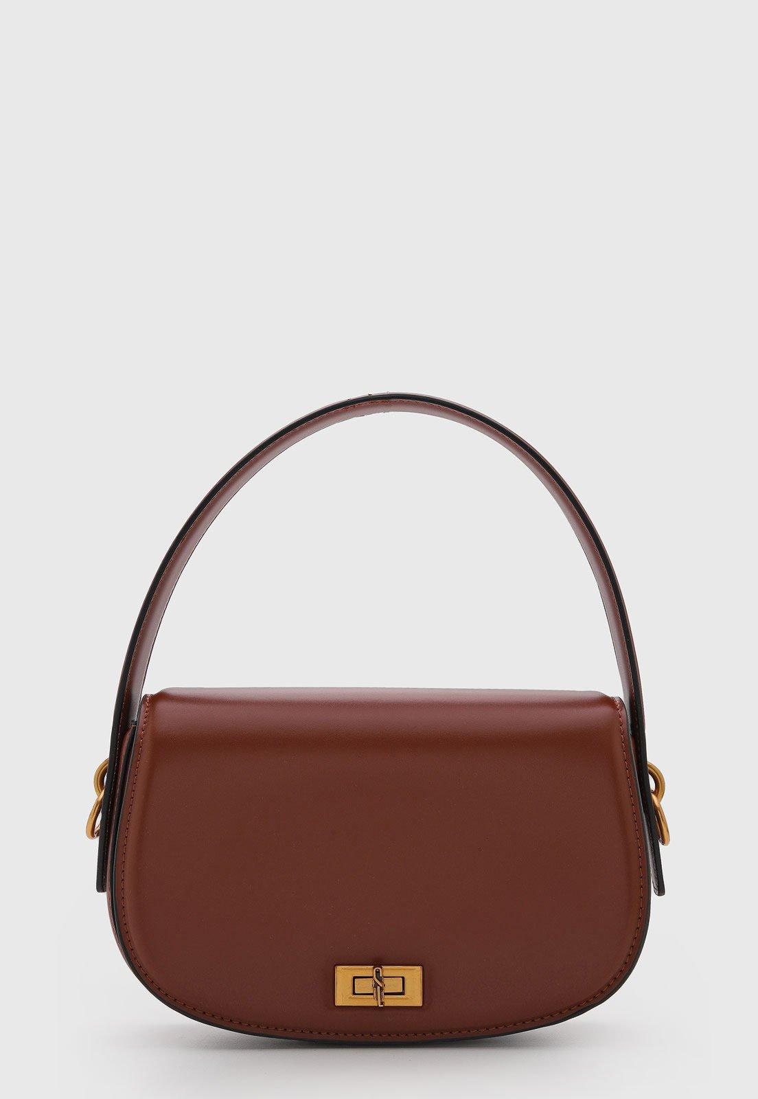 Bolsa Feminina Santa Lolla Estruturada Marrom