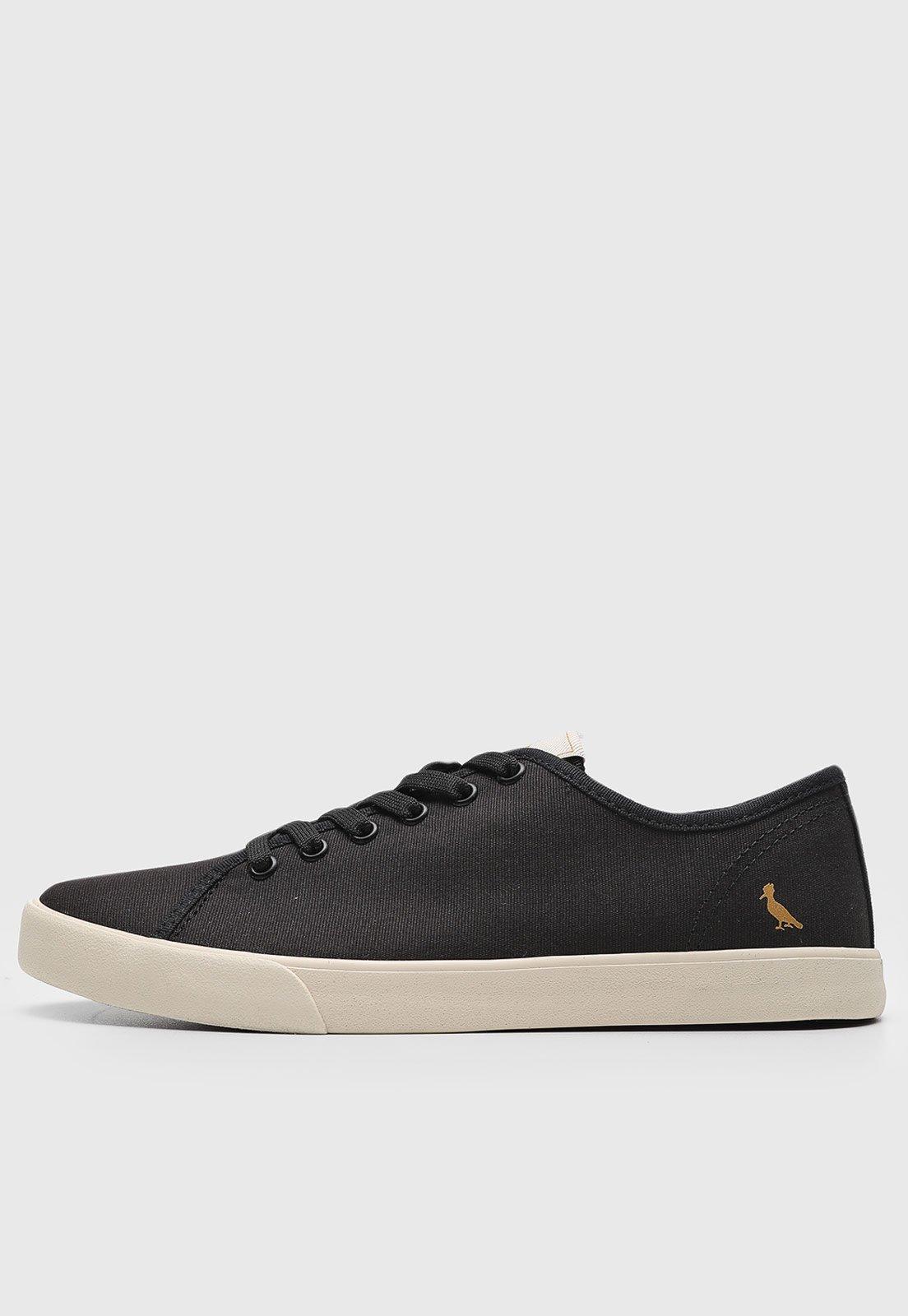 Tênis Lona Reserva Logo Preto