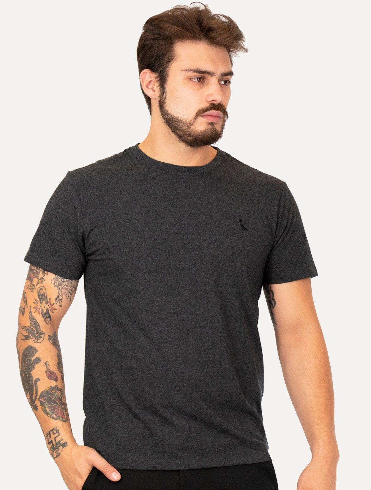 Camiseta Reserva Masculina Regular Paris Stoned Preta