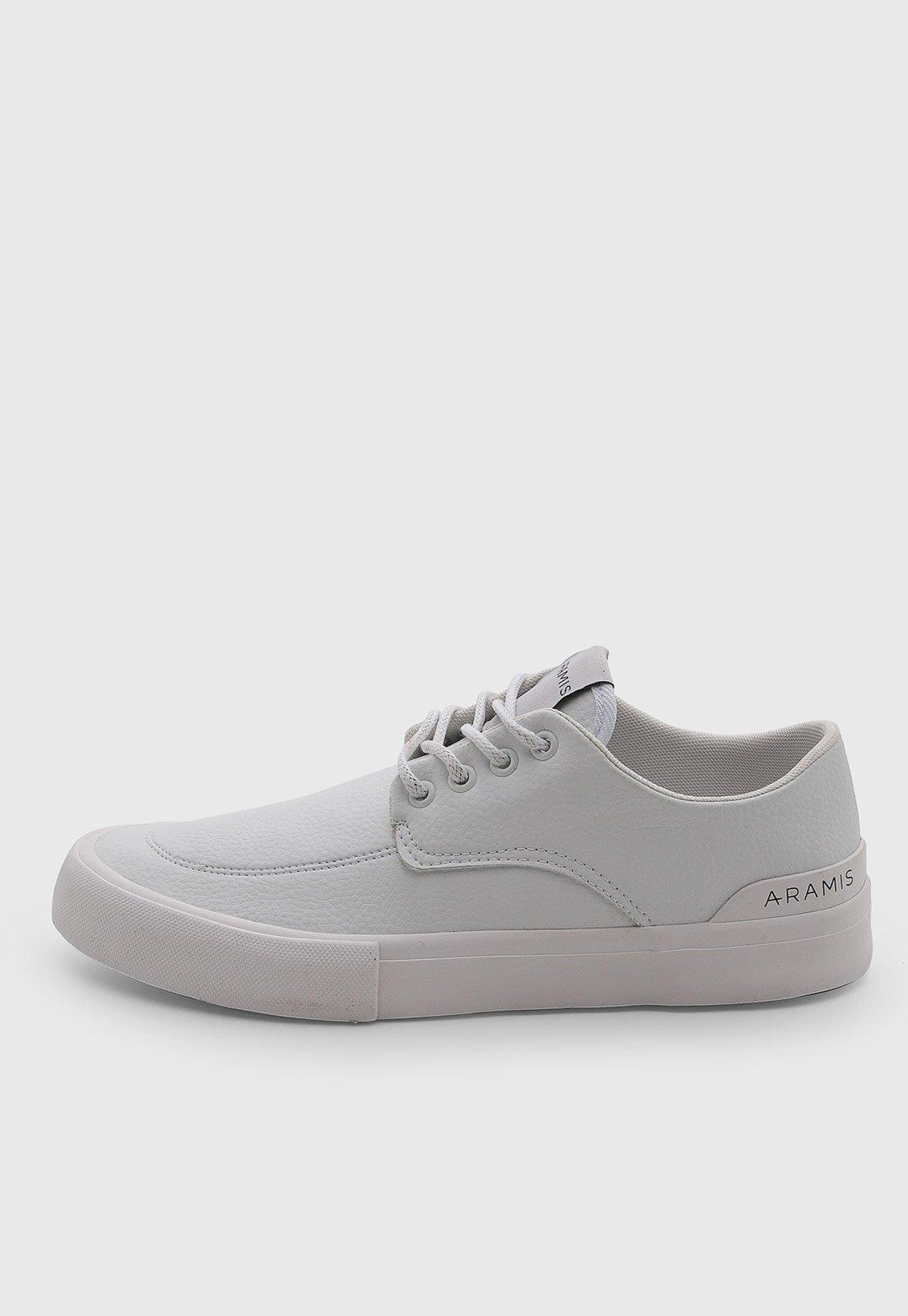 Tênis Masculino Aramis Couro Branco