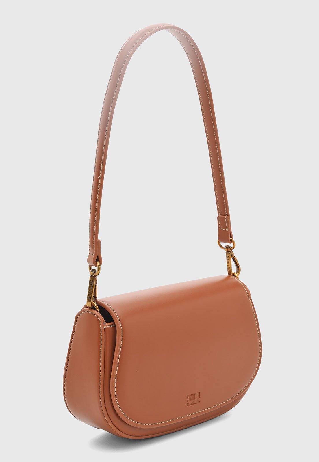 Bolsa Feminina Santa Lolla Estruturada Caramelo
