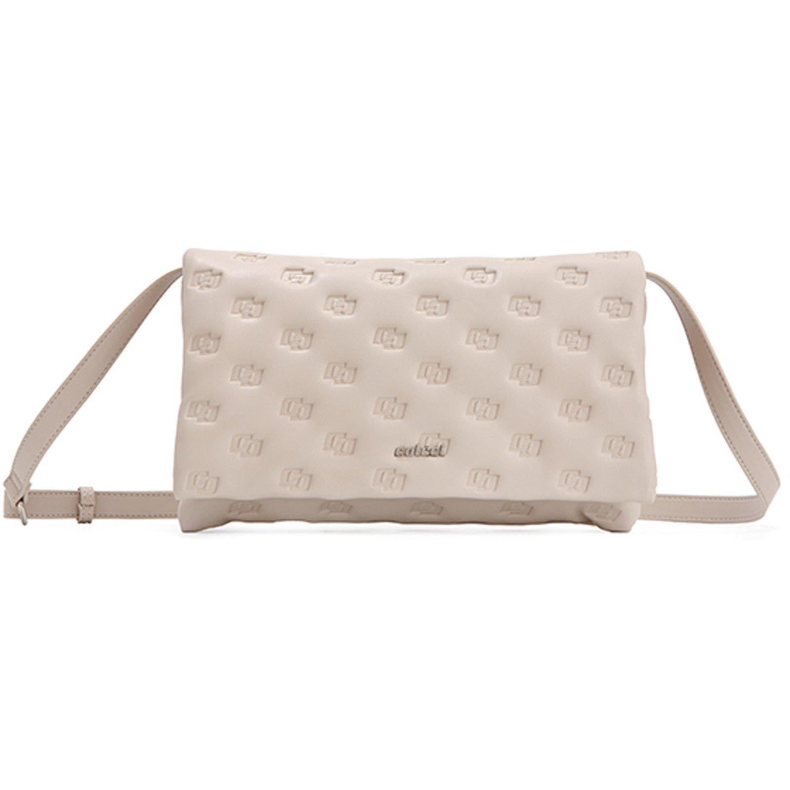 Bolsa Shoulder Colcci Texture Pr25 Bege Feminino