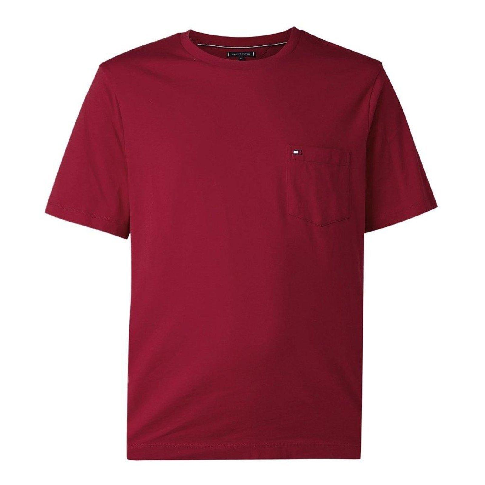 Camiseta Tommy Hilfiger Essential Pocket Tee Vermelho