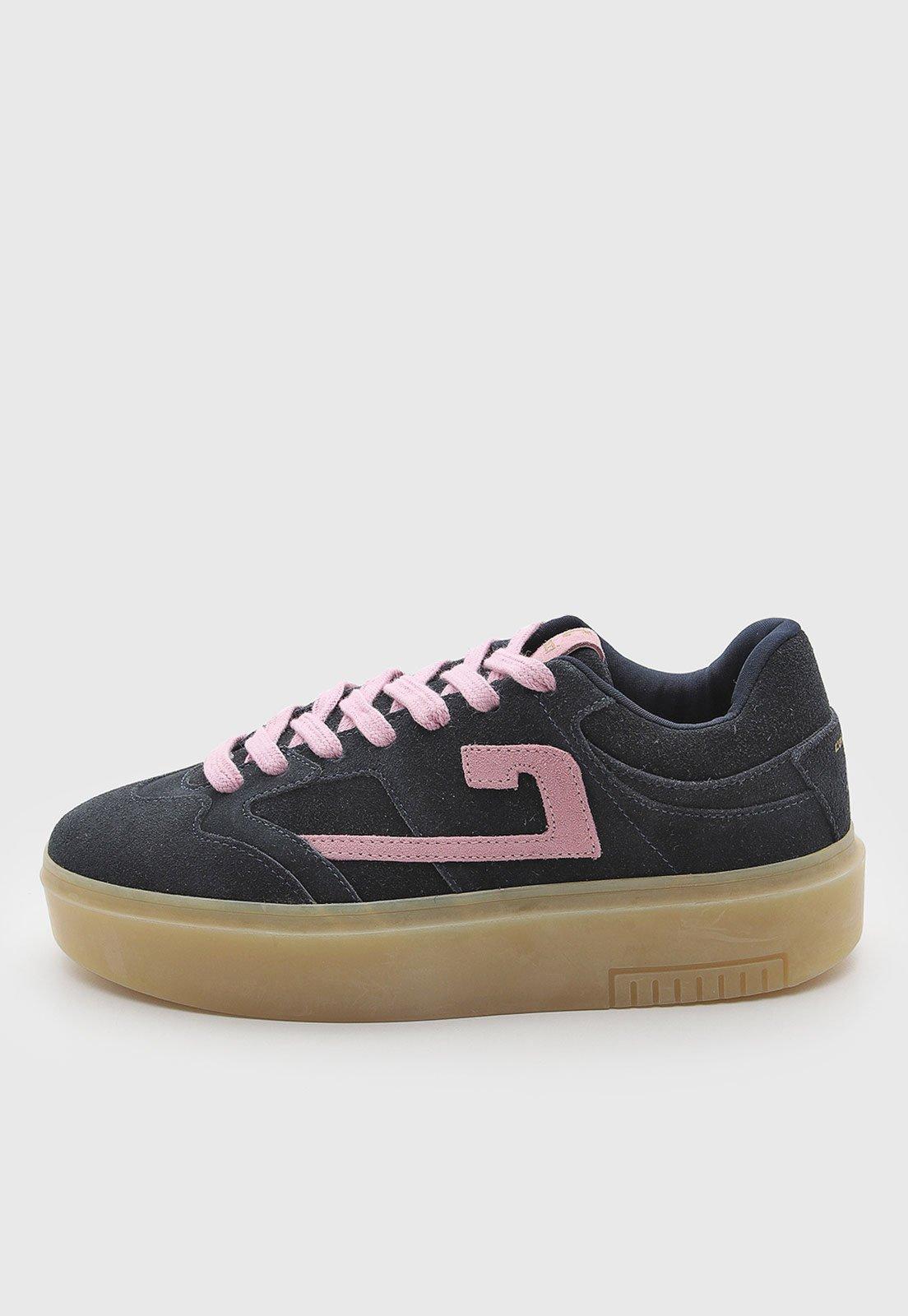 Tênis Feminino Colcci Couro Azul-Marinho