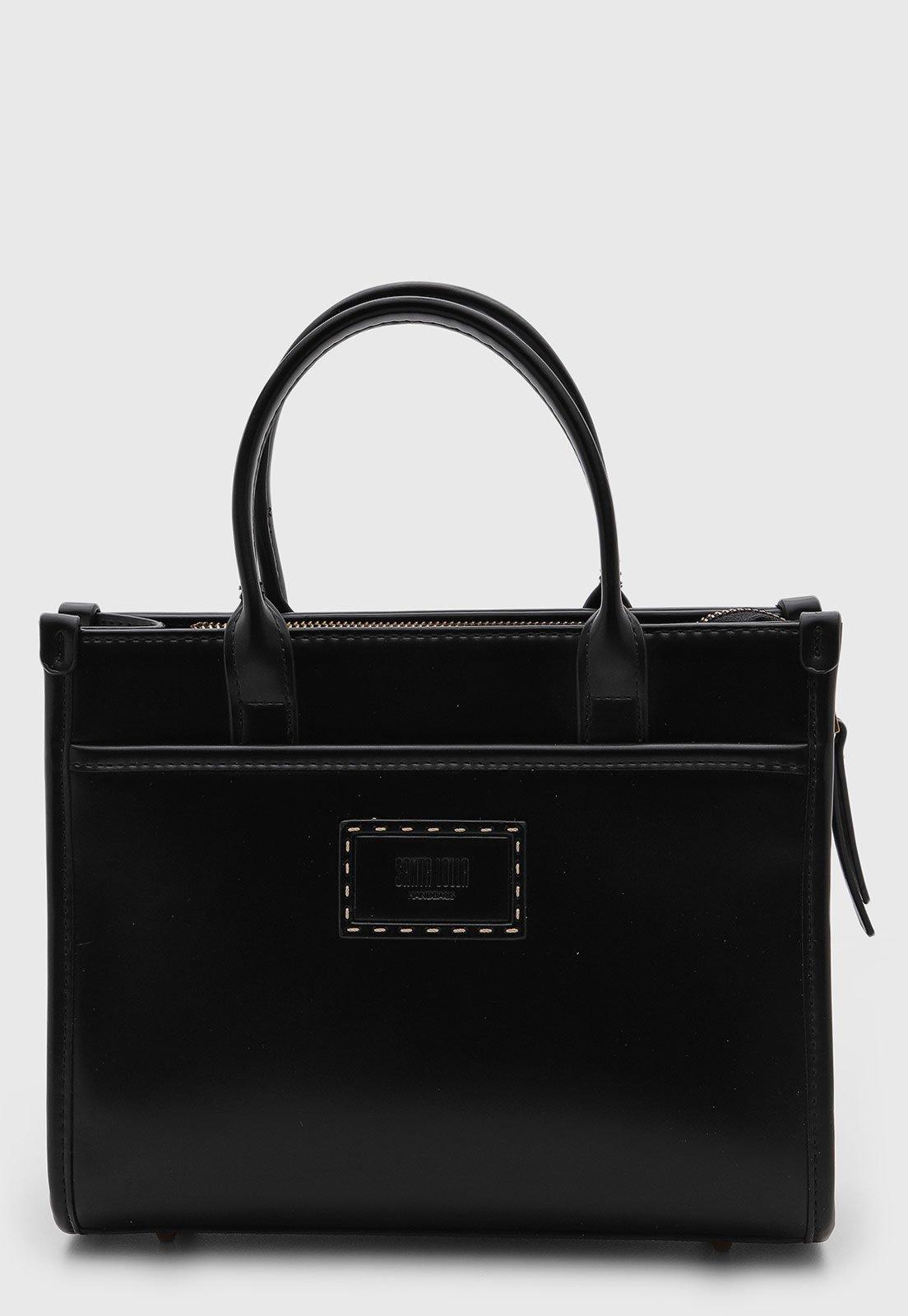 Bolsa Feminina Santa Lolla Estruturada Preta