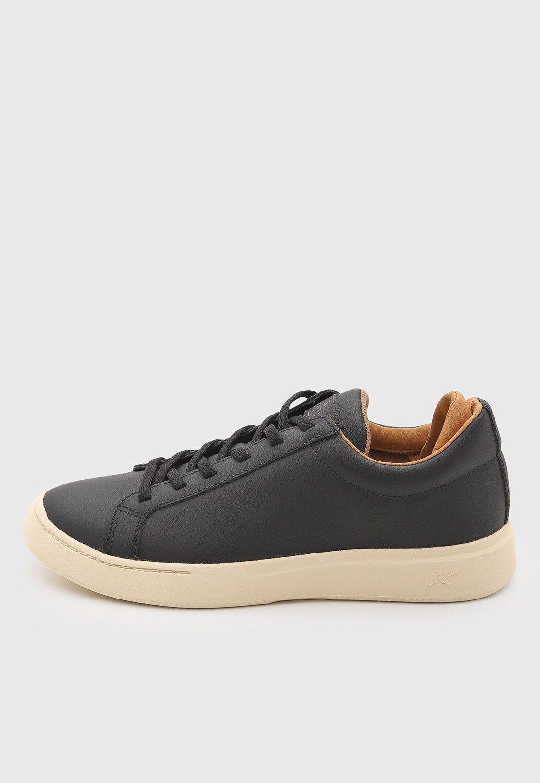 Tênis Masculino Reserva Couro Preto