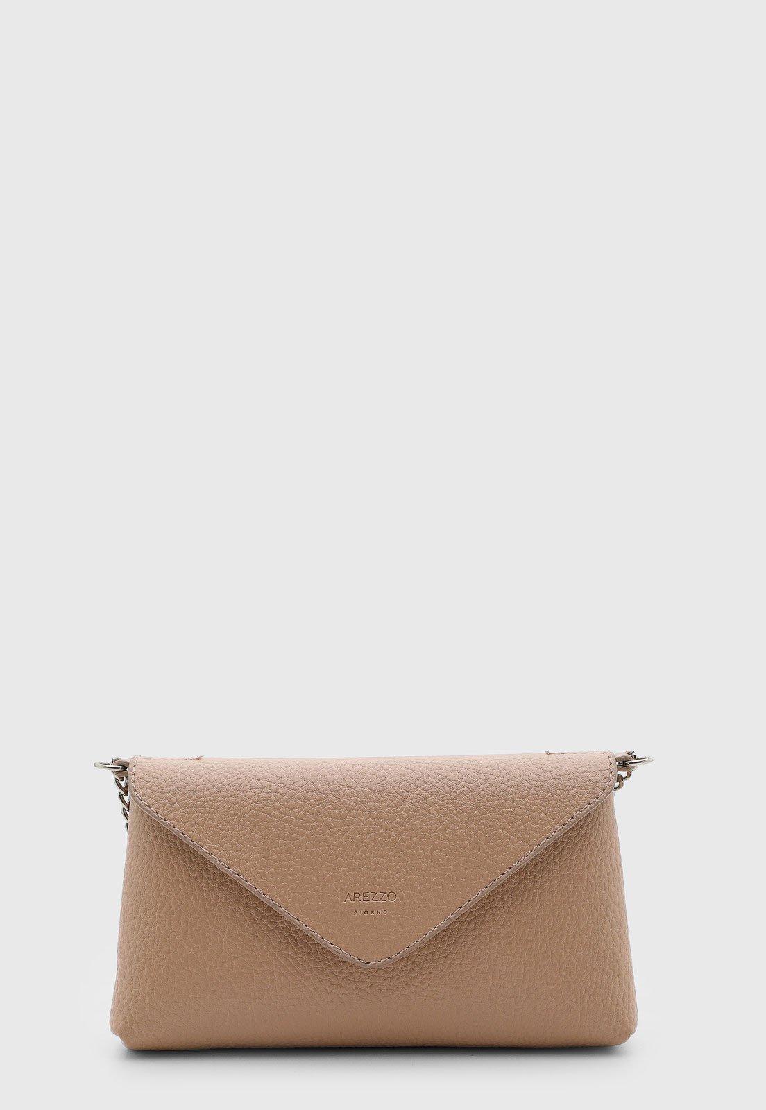 Bolsa Feminina Arezzo Envelope Bege