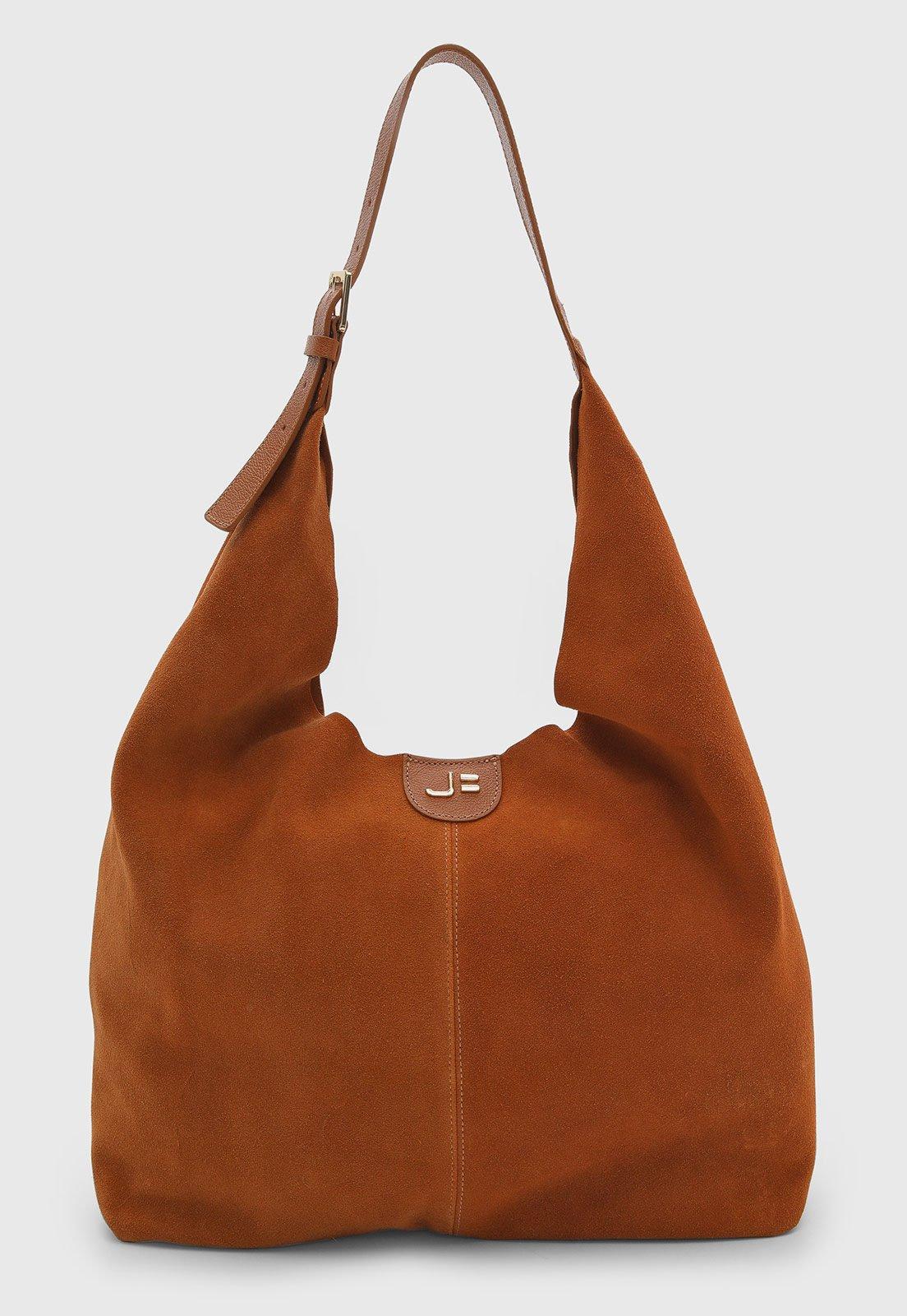 Bolsa Jorge Bischoff Couro Marrom