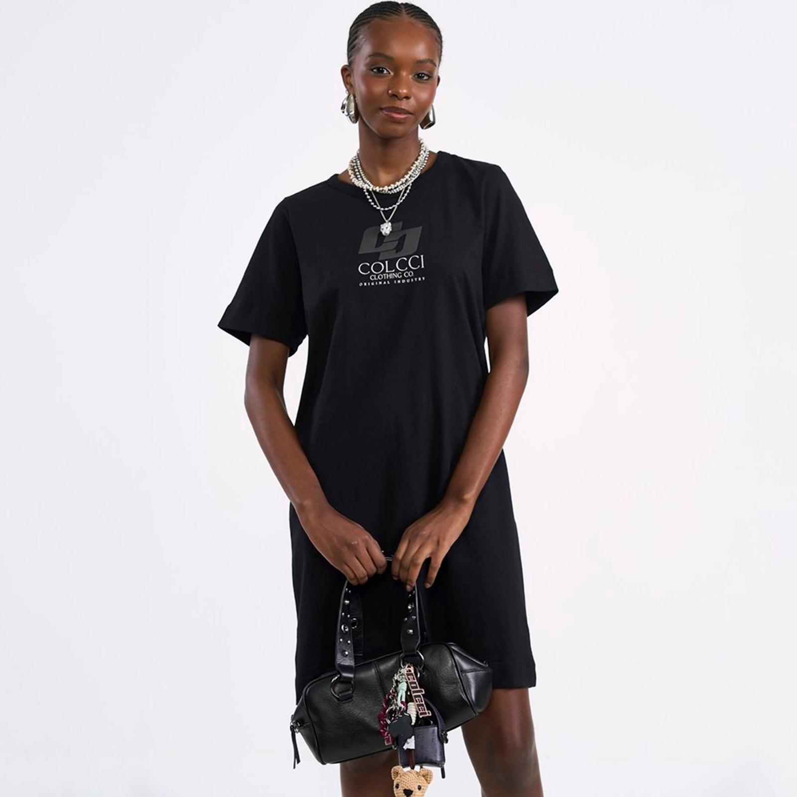 Vestido Curto Colcci Clothing In26 Preto Feminino