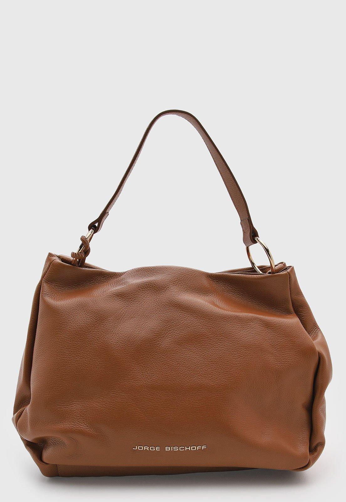 Bolsa Jorge Bischoff Couro Caramelo