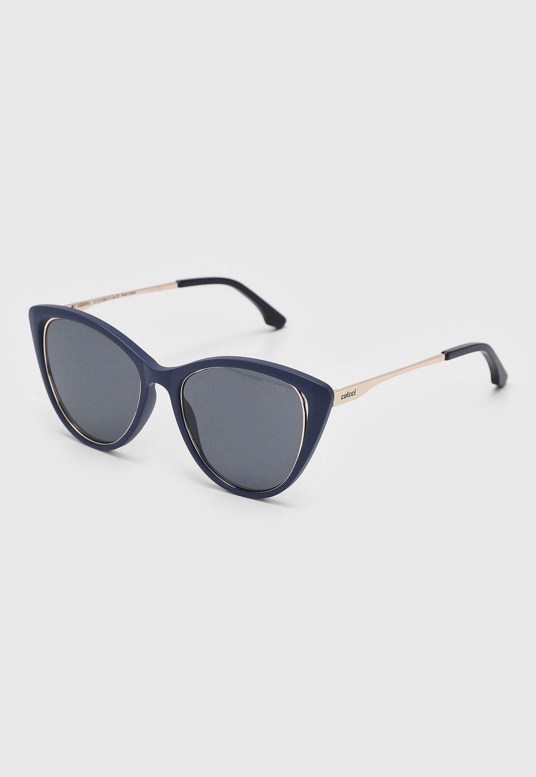 Óculos Feminino Colcci Gatinho Azul Escuro