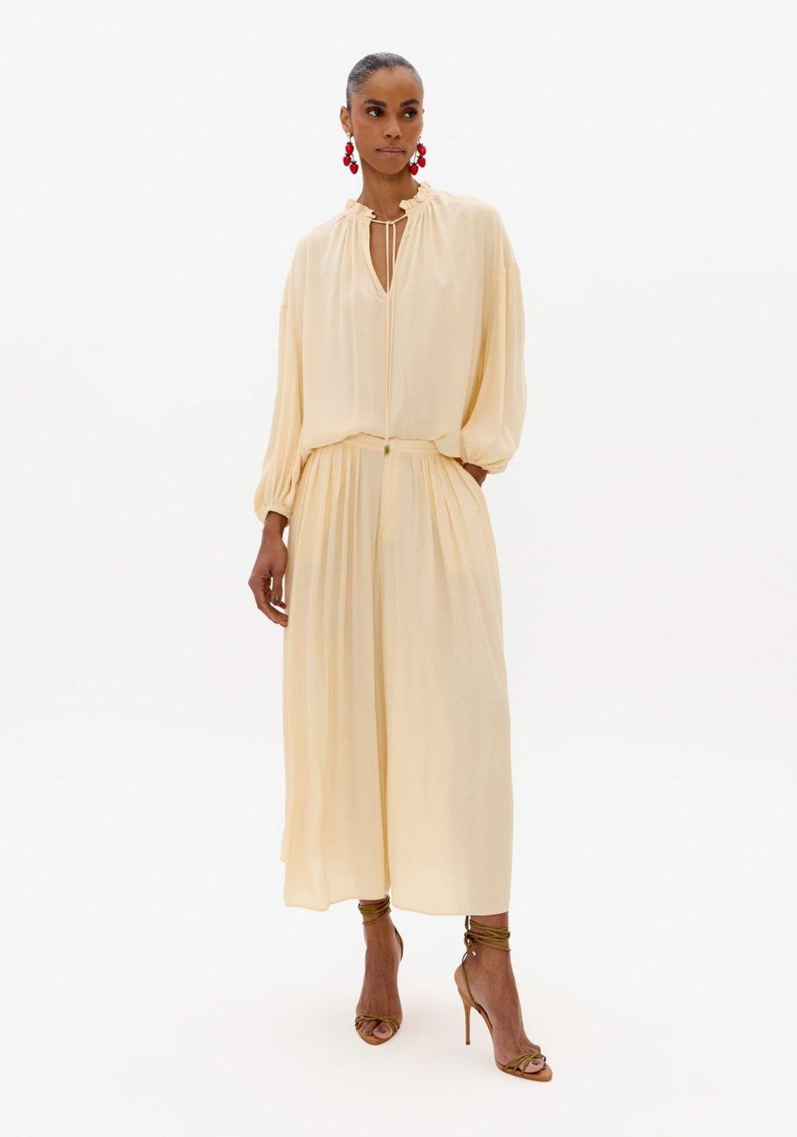 Calça Pantacourt Cintura Média Lança Perfume